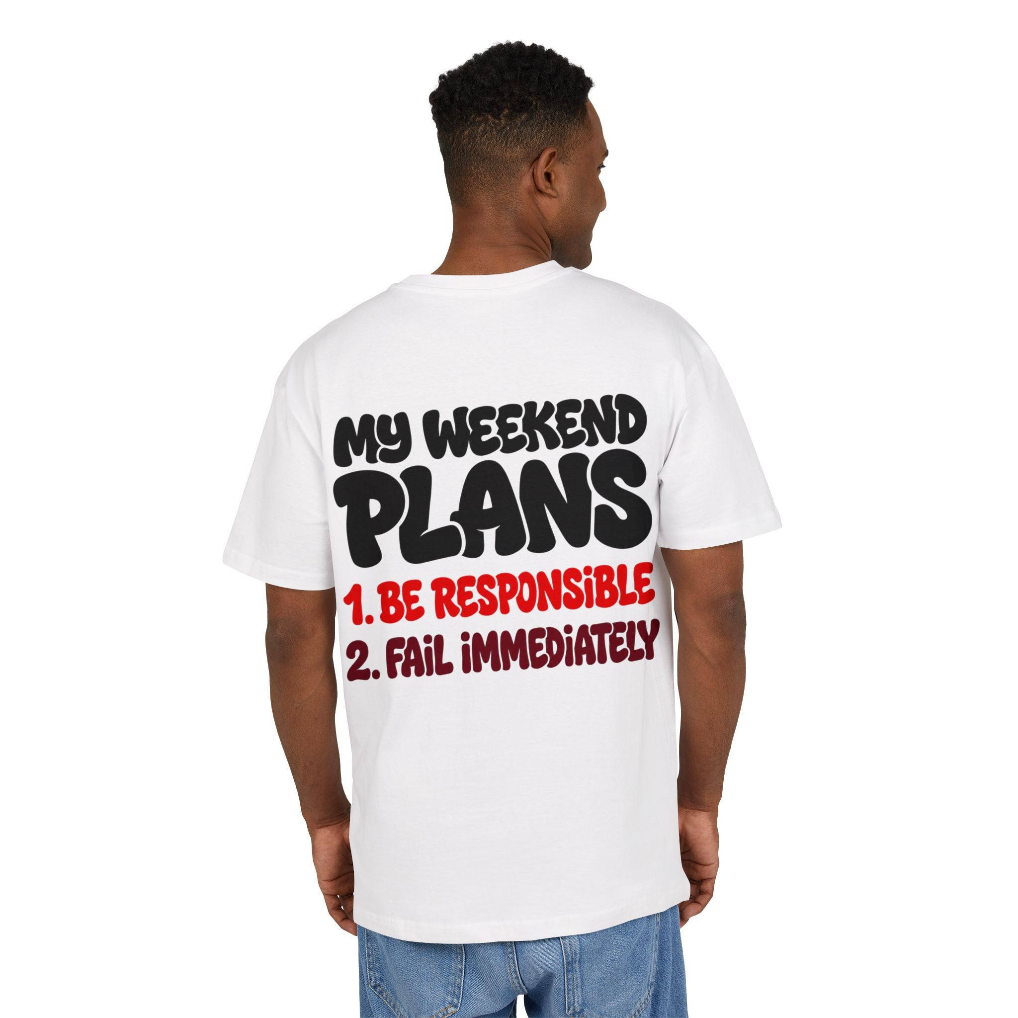 My Weekend Plans Oversize Tee
