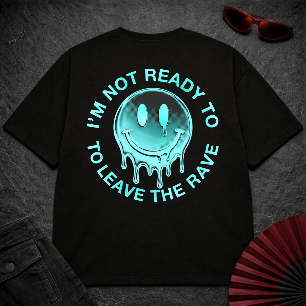 Not Ready To Leave Emoji Oversize Tee