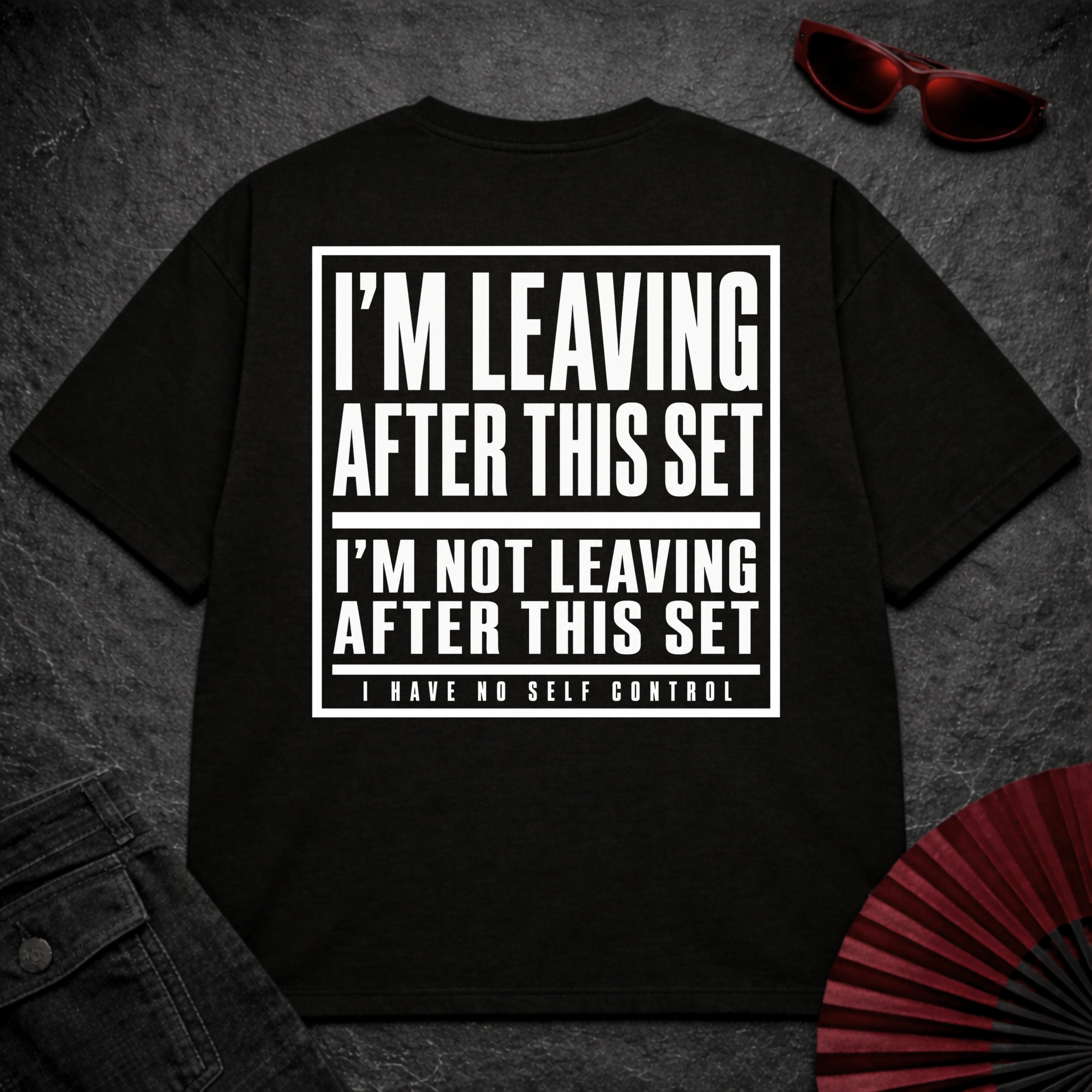 Leaving After This Set 2 Oversize Tee