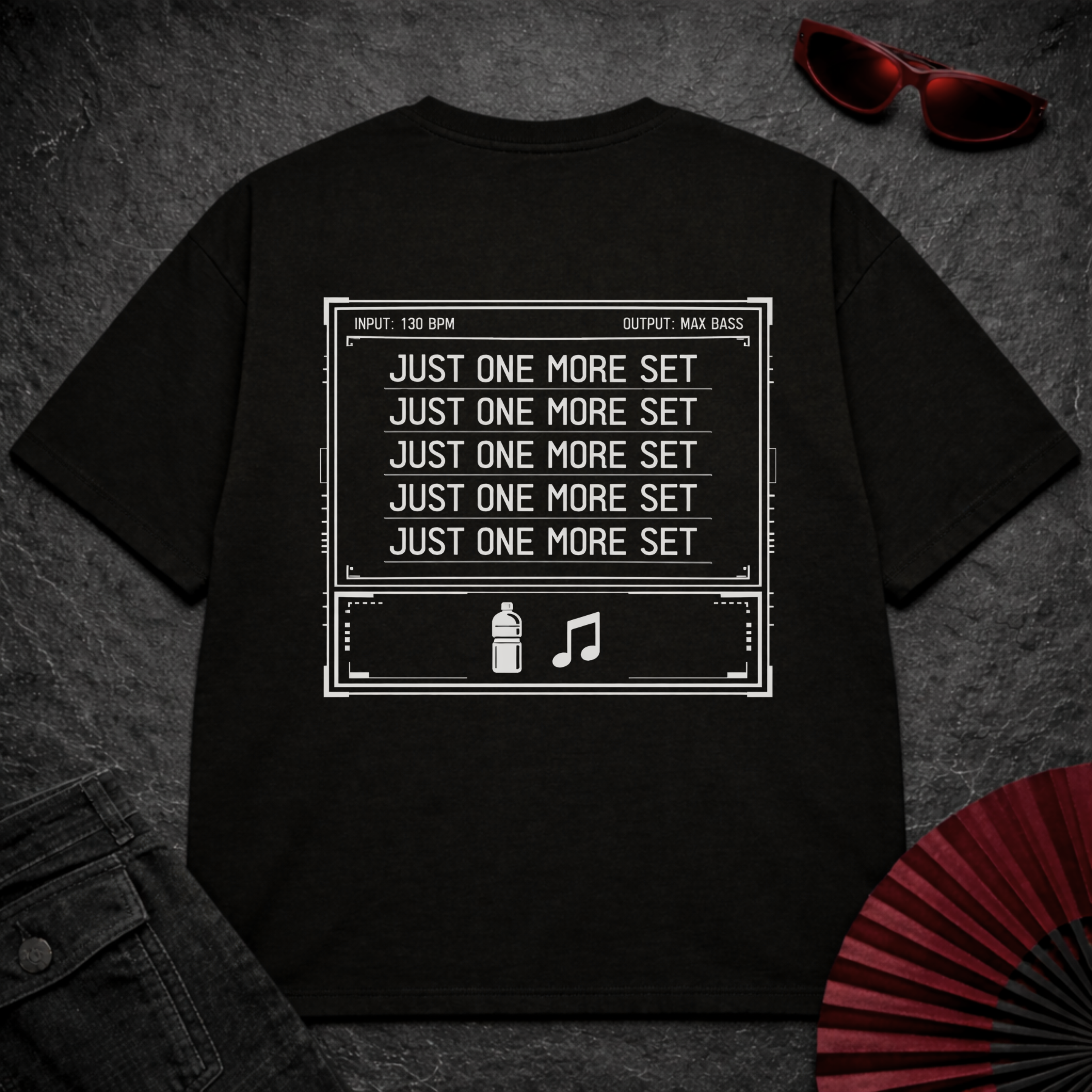 Just One More Set Oversize Tee