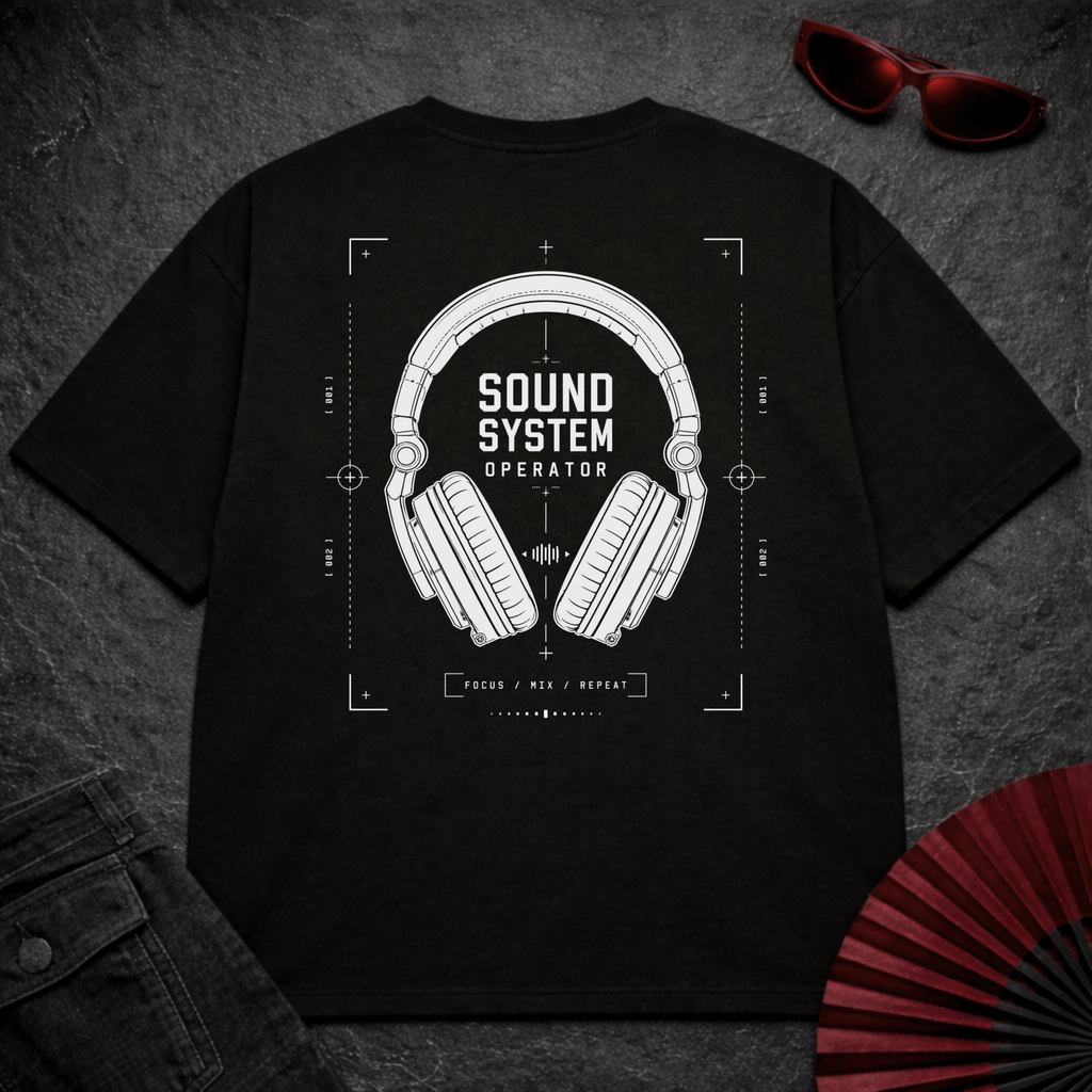 Sound System Operator Oversize Tee