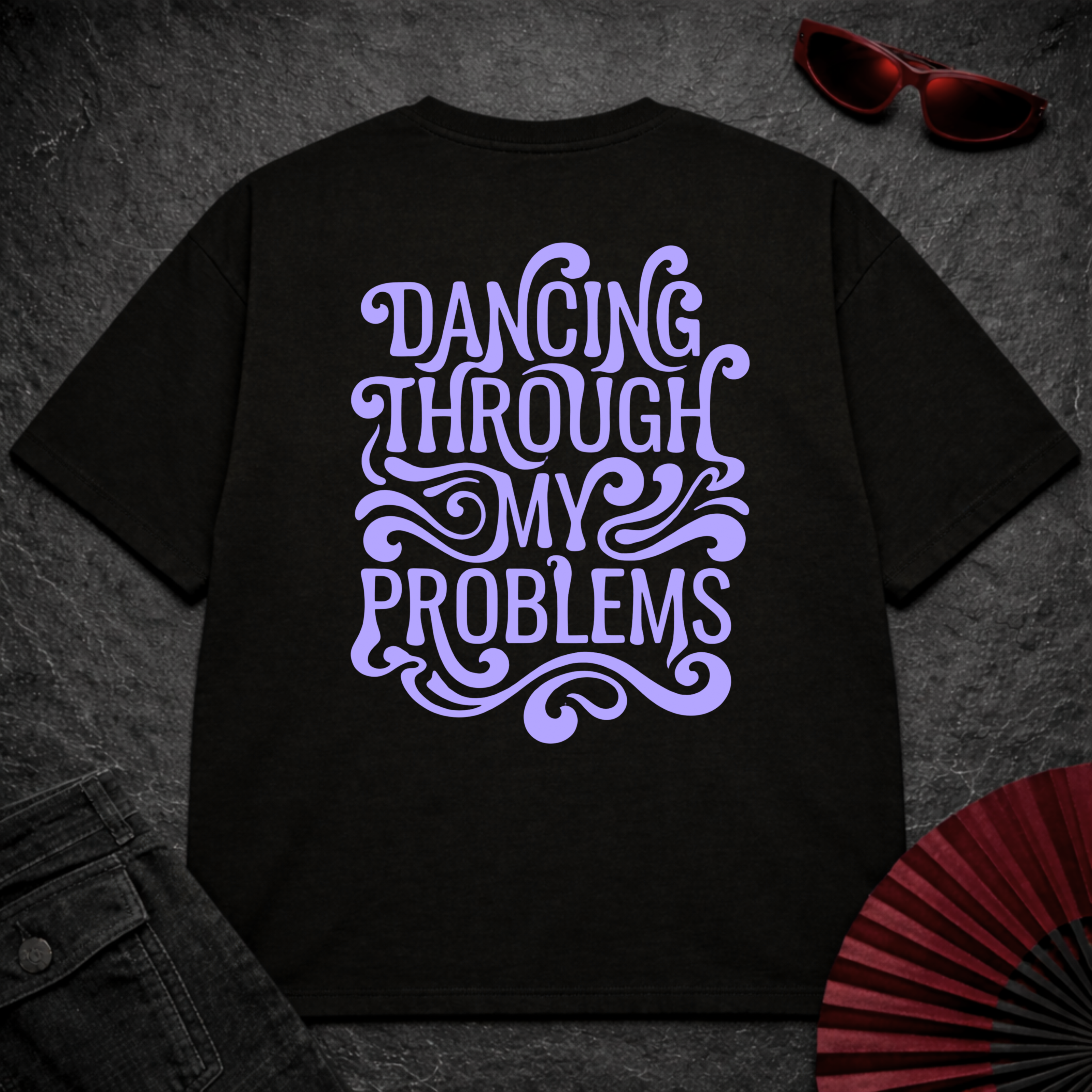 Dancing Through Problems Oversize Tee