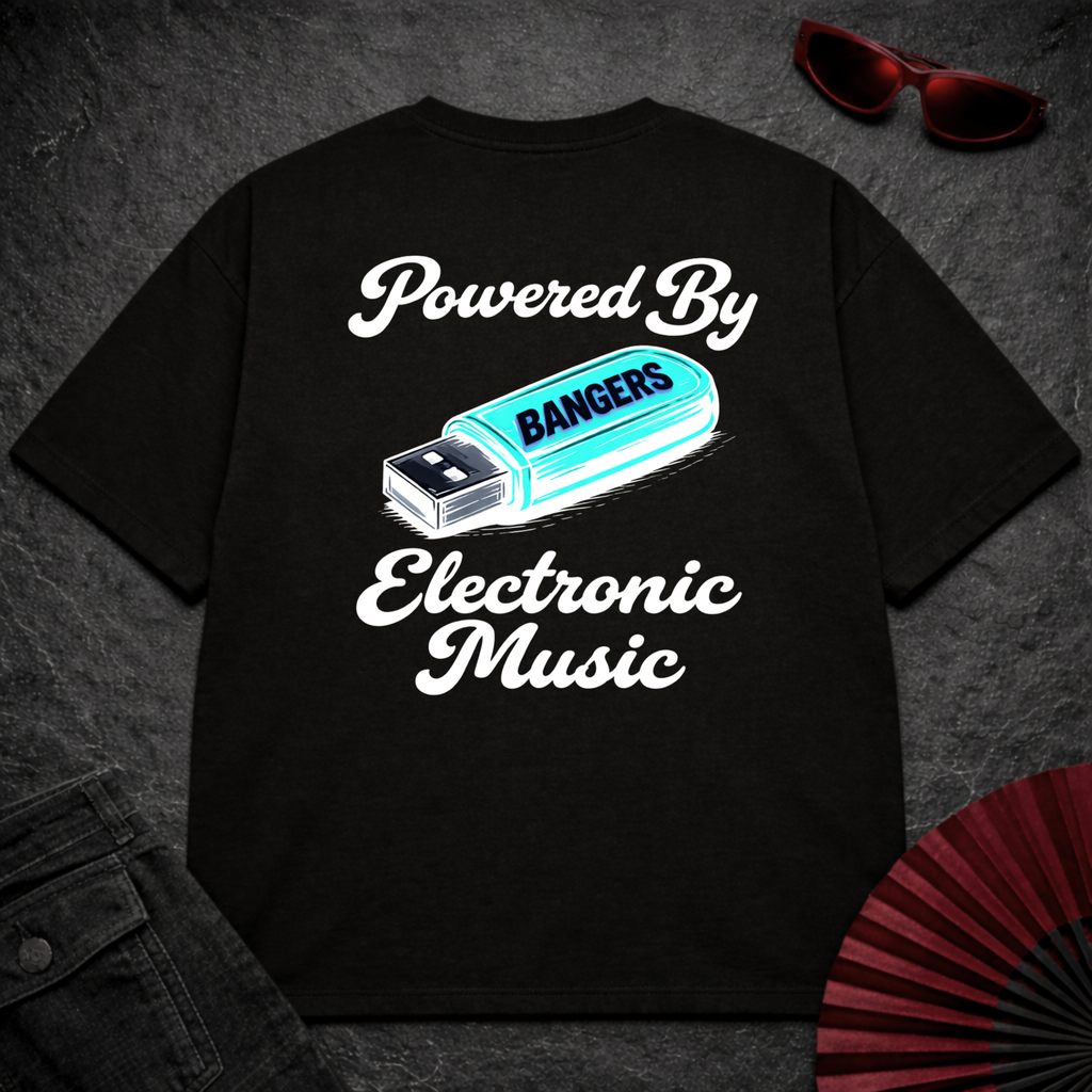 Powered By Electronic Music Oversize Tee