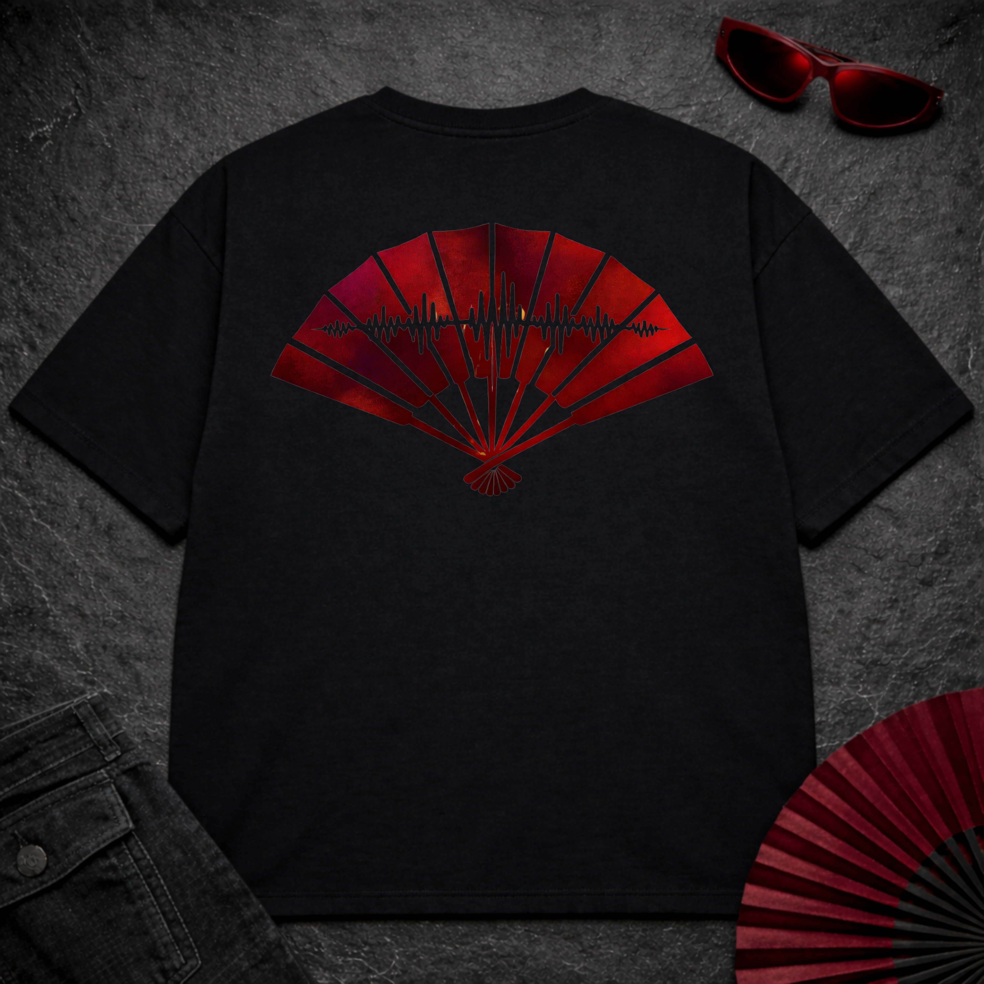 Fan Red Oversize Tee