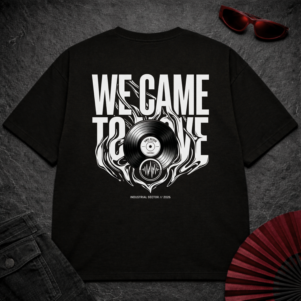 We Came To Move Oversize Tee
