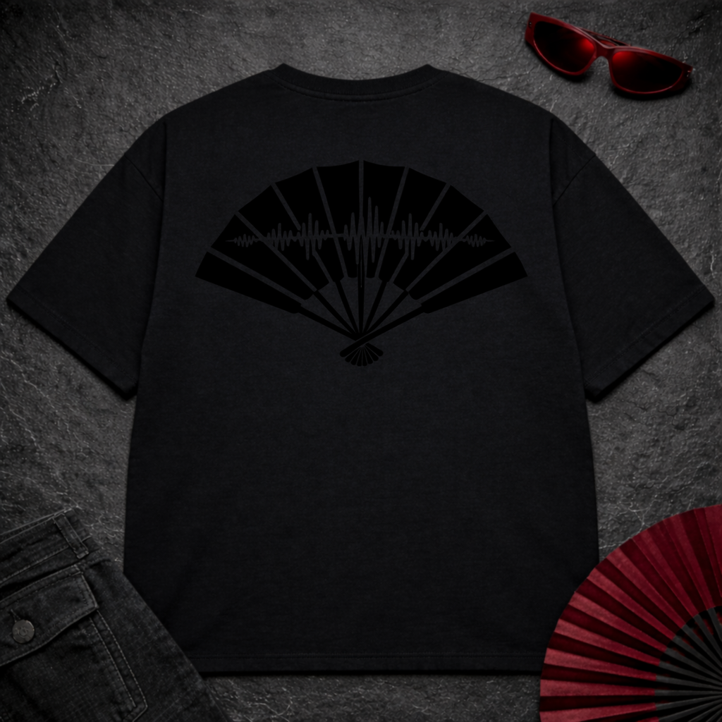 Fan Black Oversize Tee