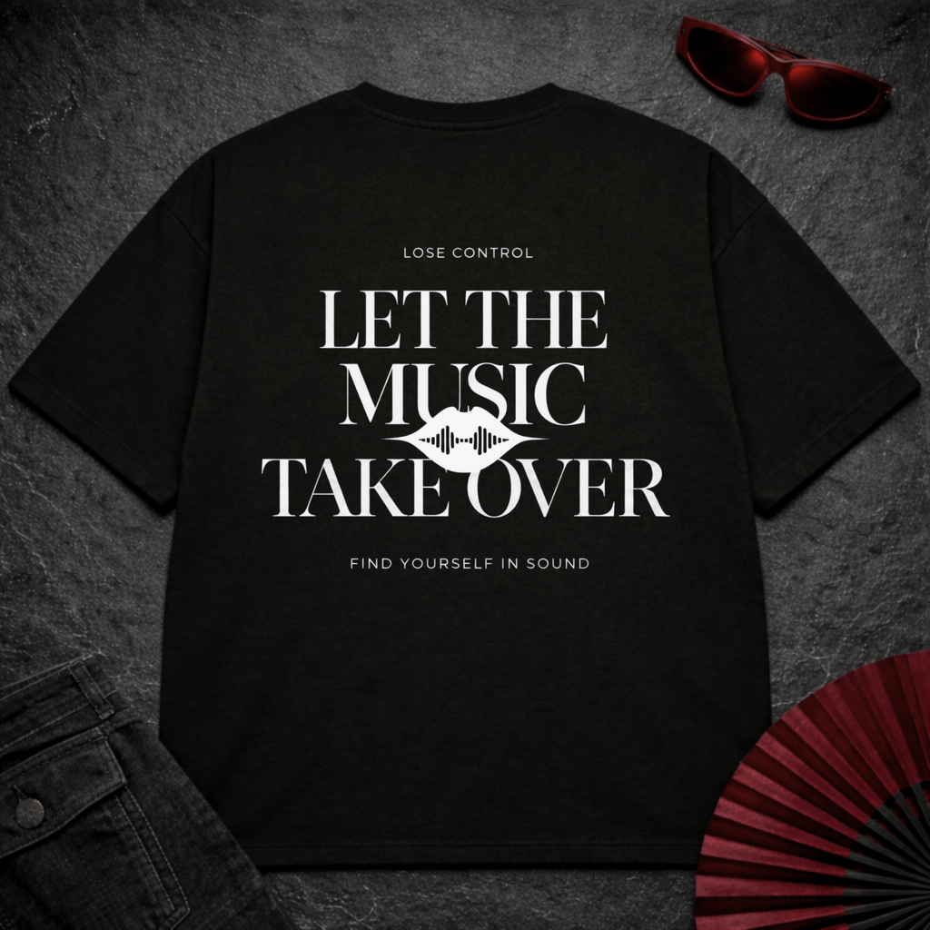 Let The Music Take Over Oversize Tee