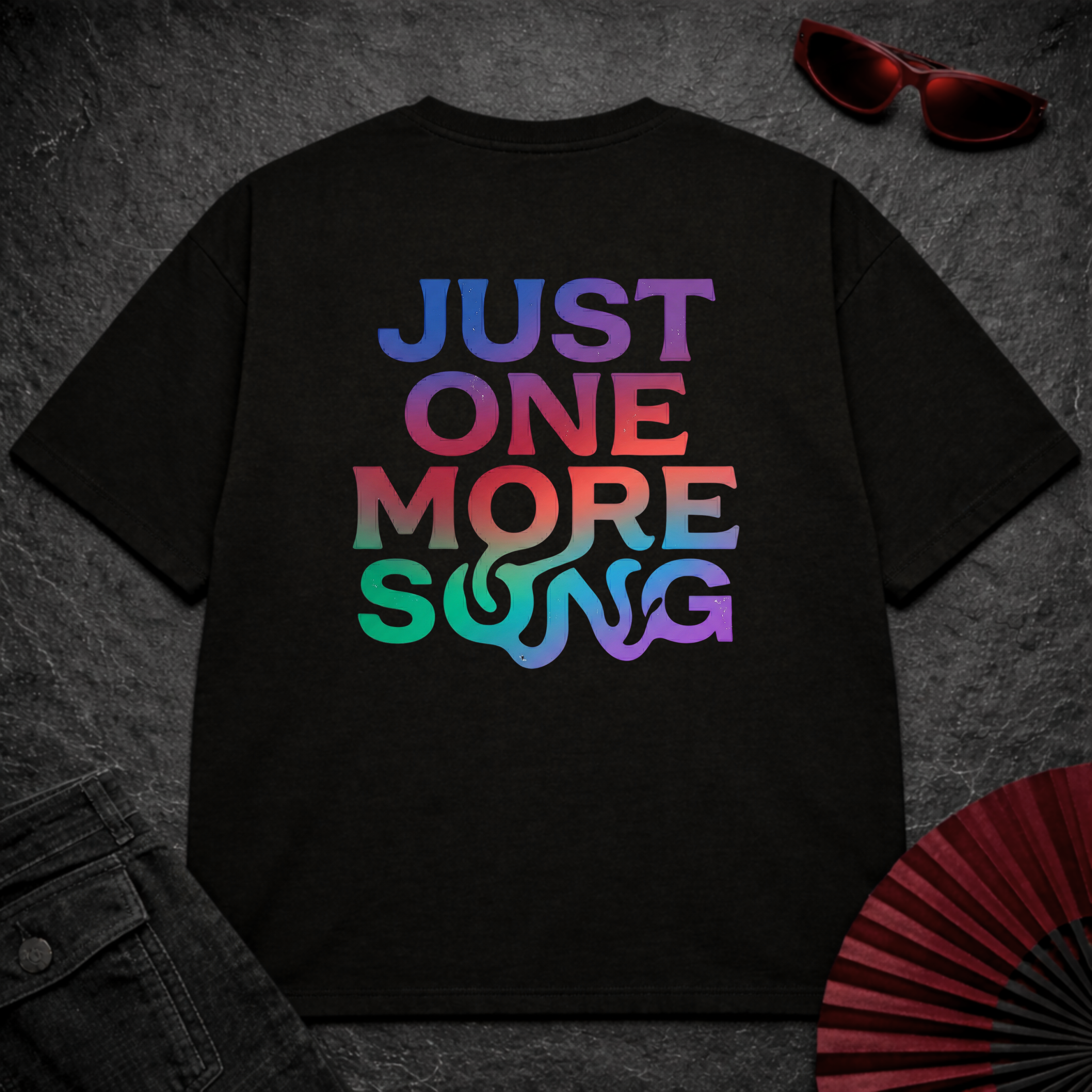 Just One More Song Oversize Tee