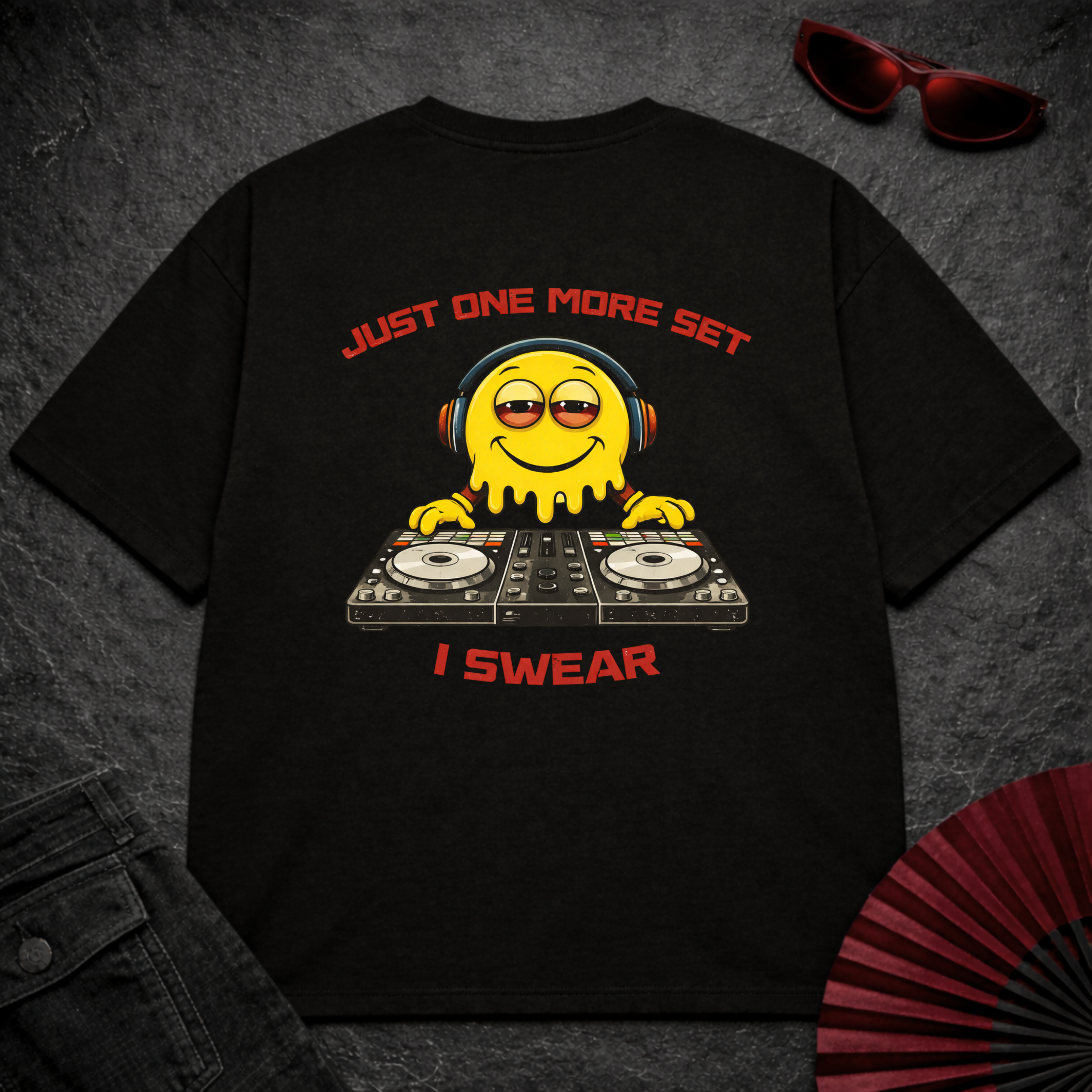 Just One More Set 2 Oversize Tee