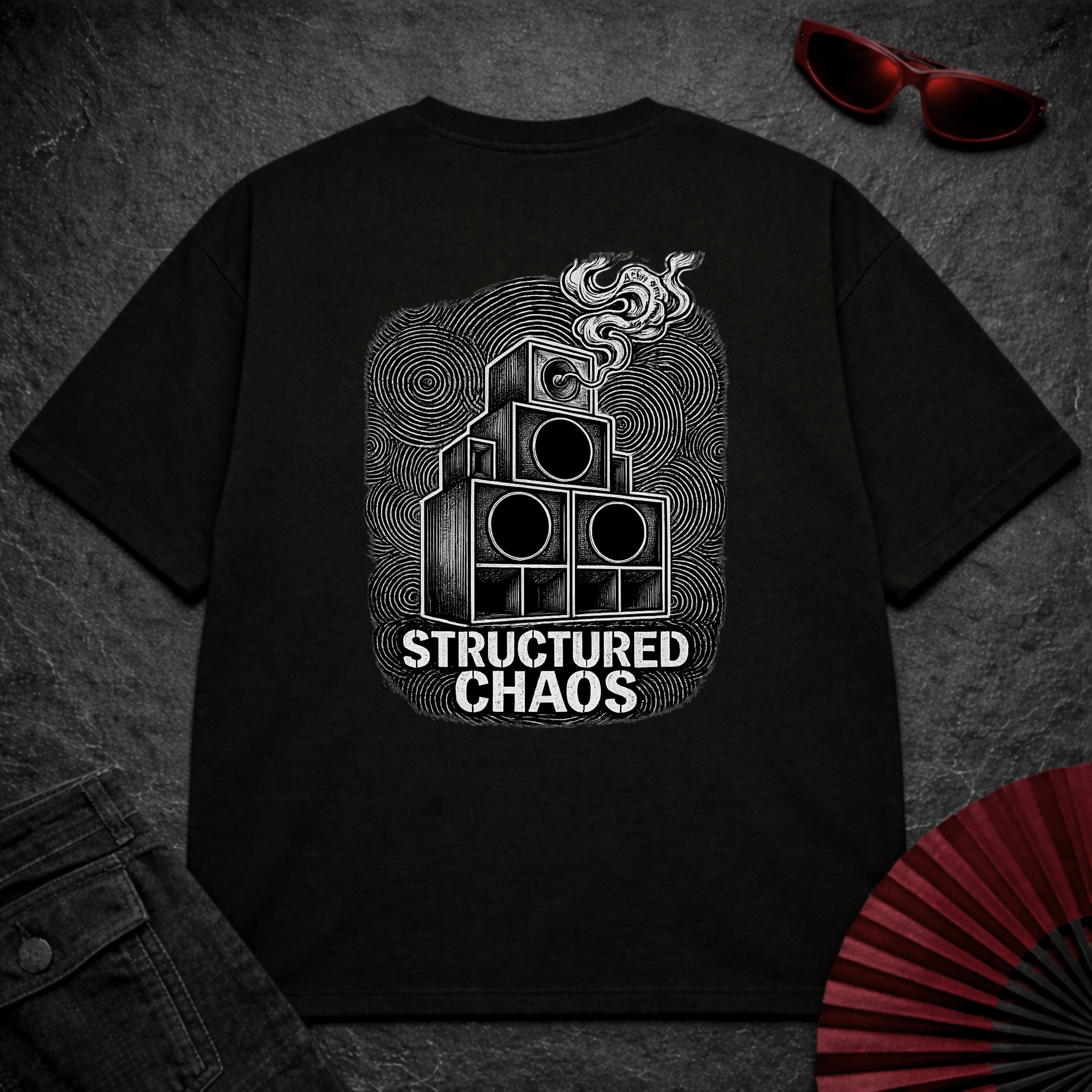 Structured Chaos Oversize Tee