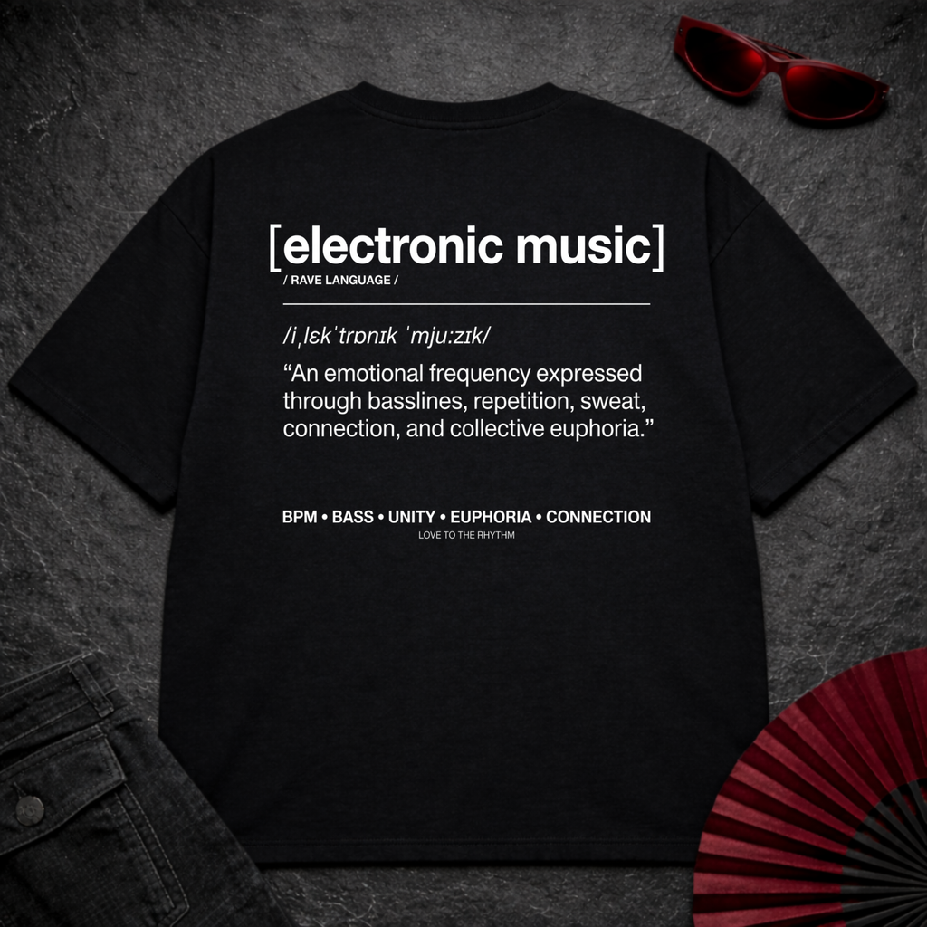 Electronic Music Def. Oversize Tee