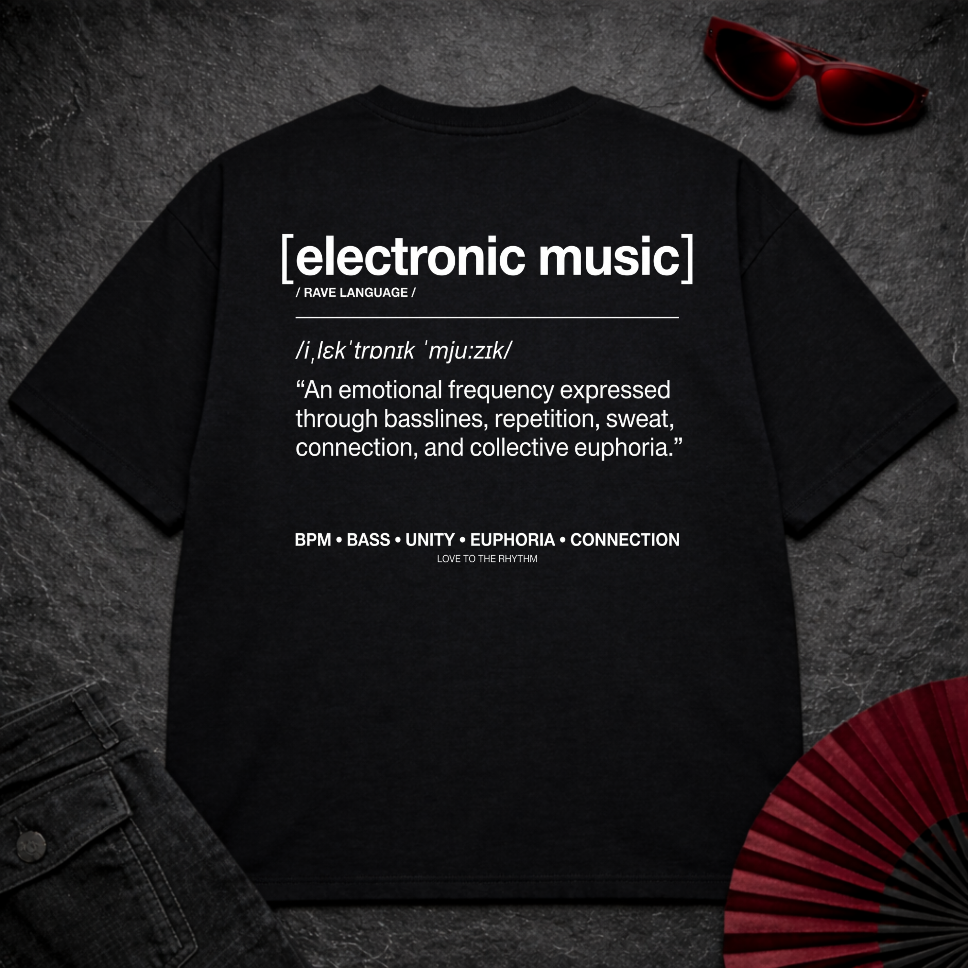 Electronic Music Def. Oversize Tee