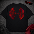 Fan Wing Red Oversize Tee