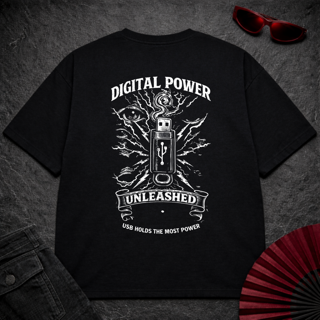 Digital Power Oversize Tee