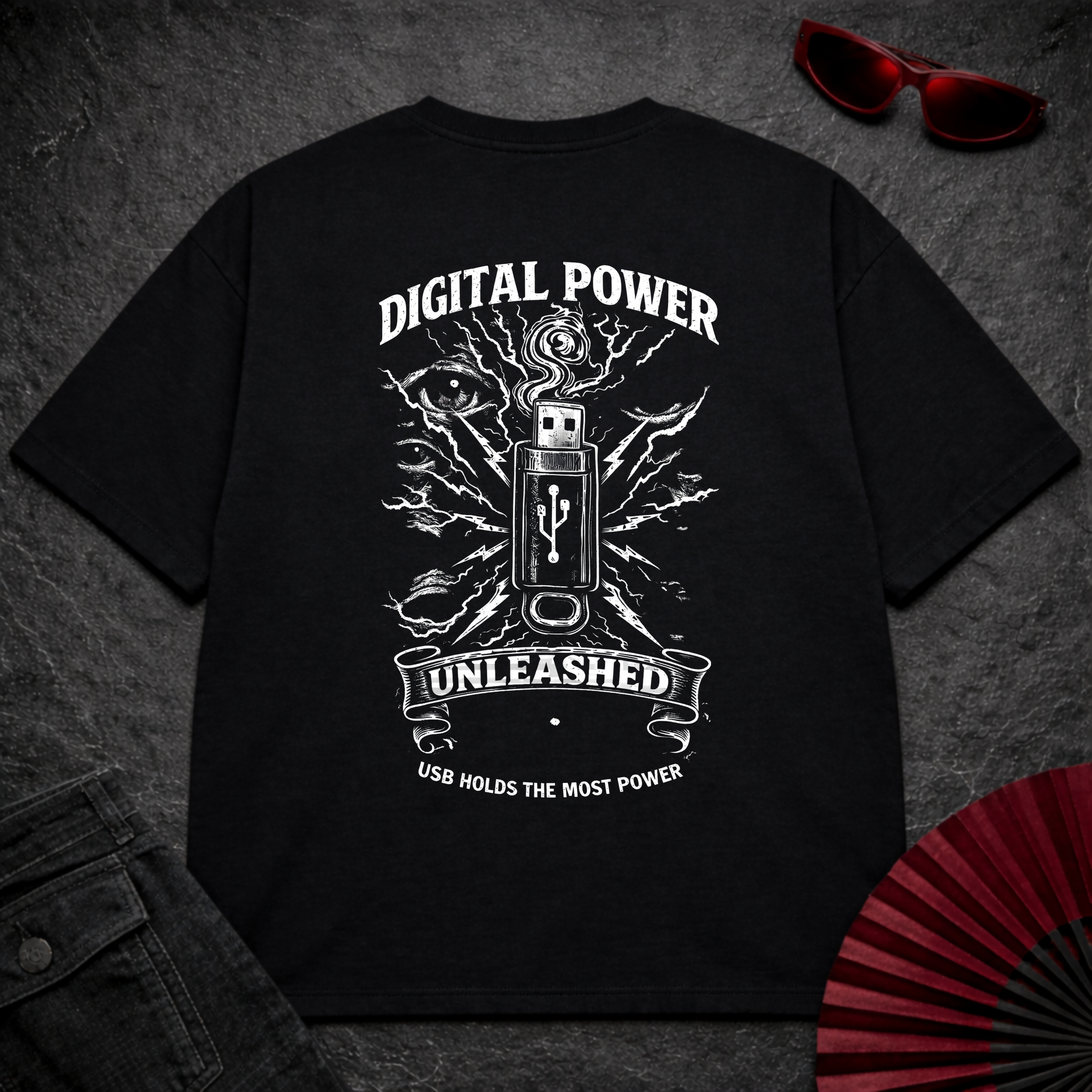Digital Power Oversize Tee