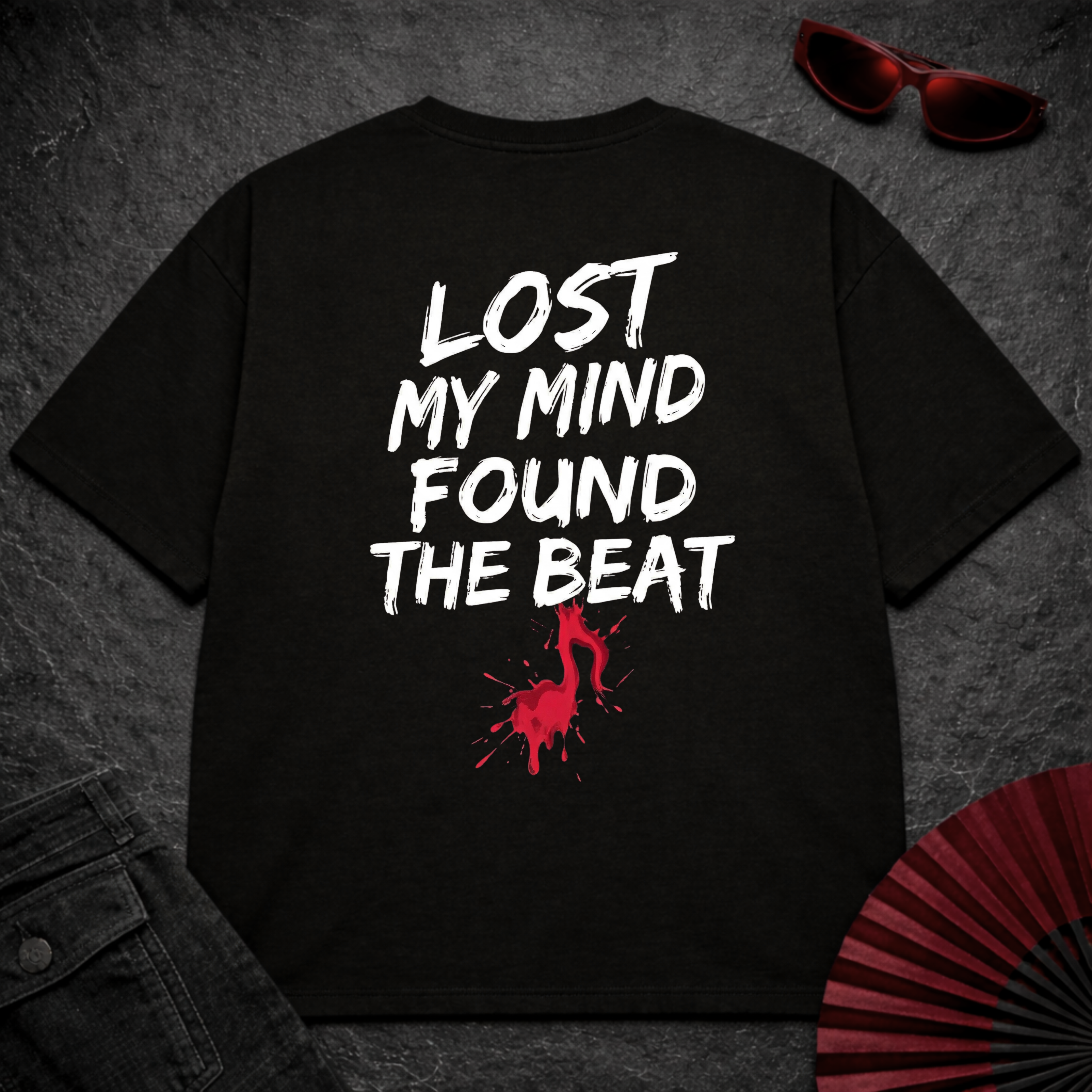 Lost My Mind Found The Beat Oversize Tee