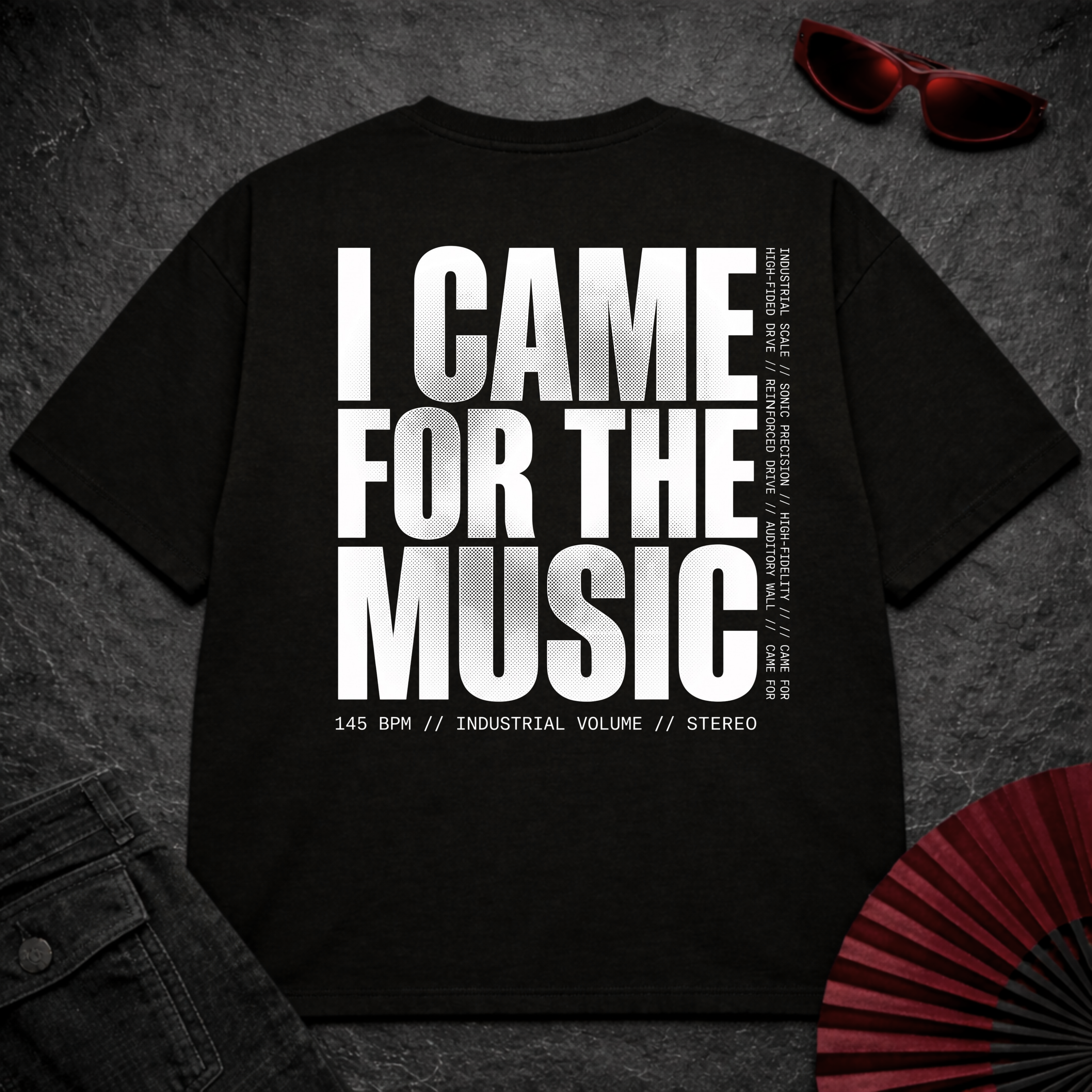 Came For The Music 2 Oversize Tee