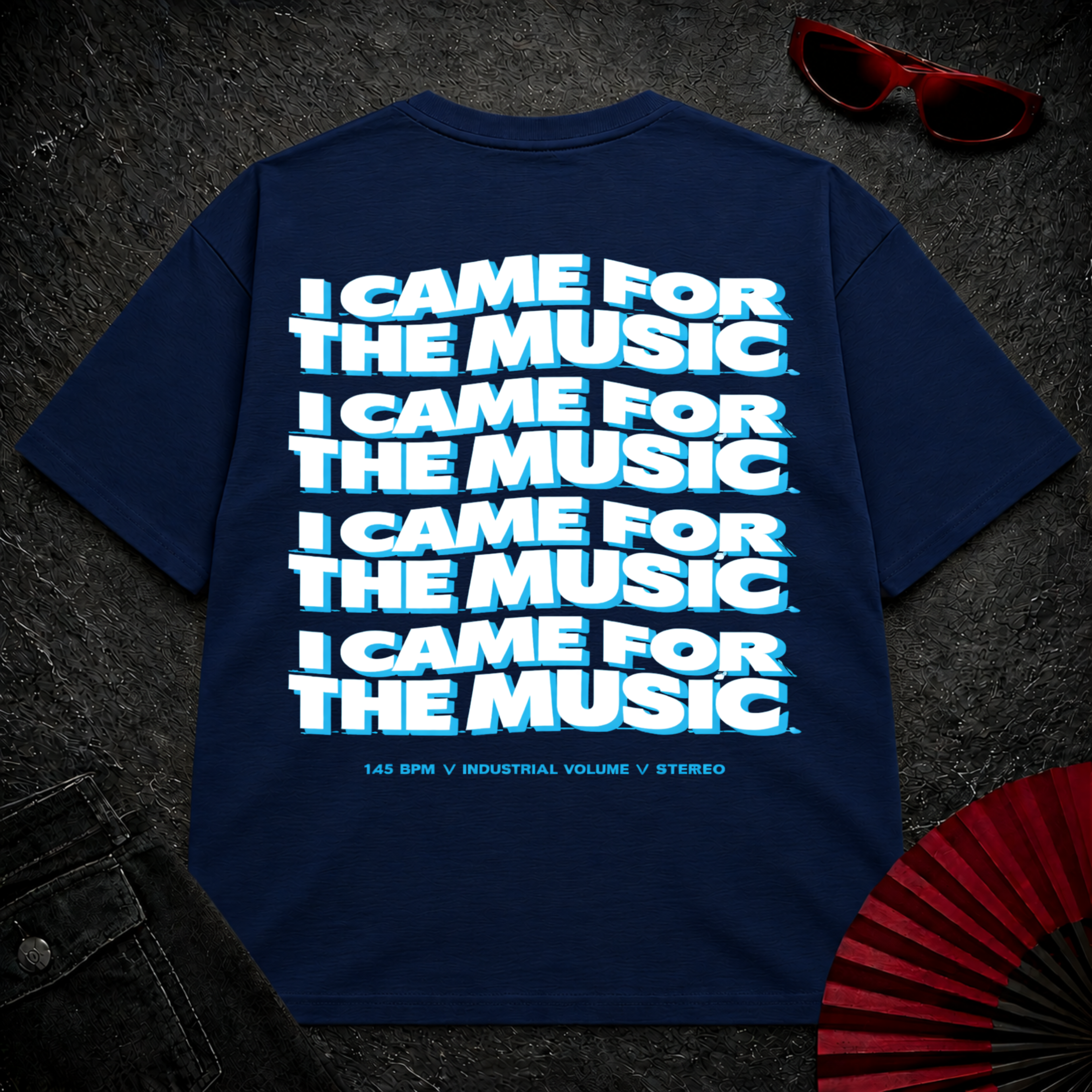 Came For The Music Oversize Tee