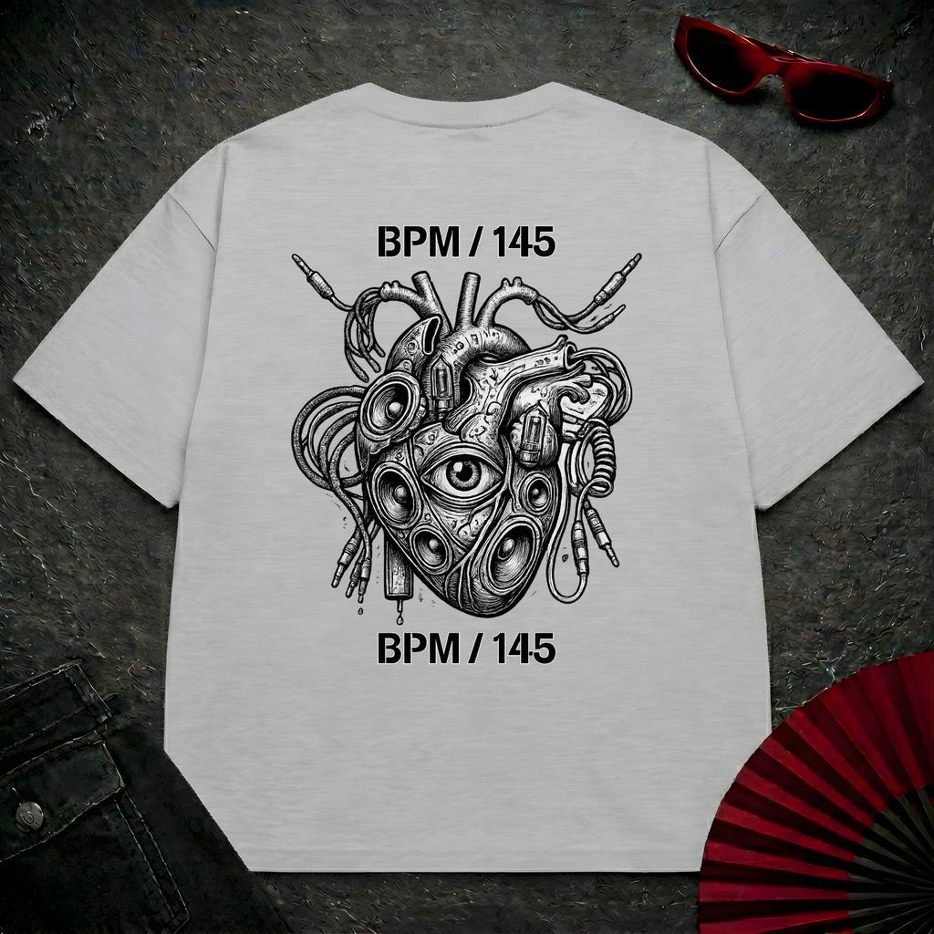 HeartBPM Oversize Tee