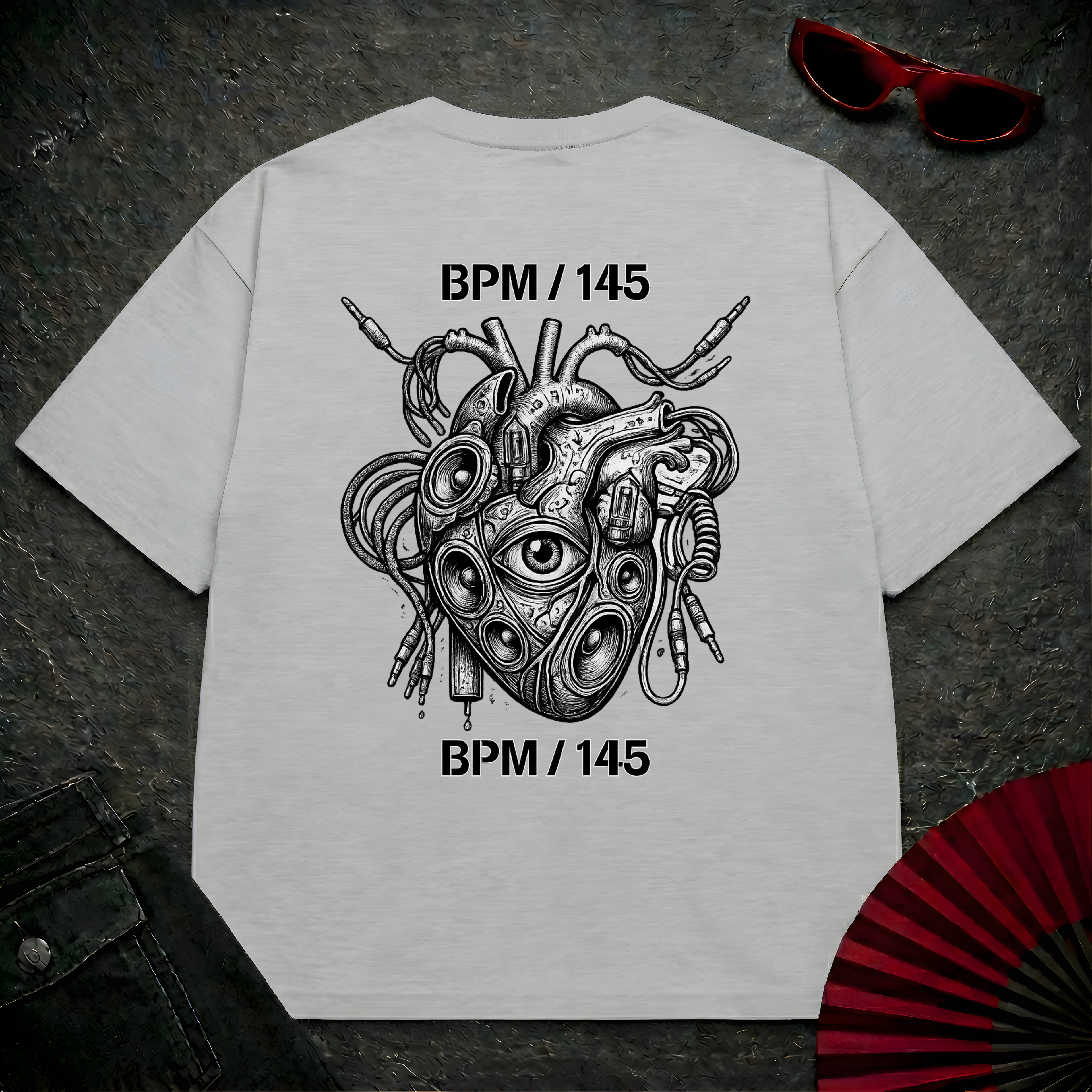 HeartBPM Oversize Tee
