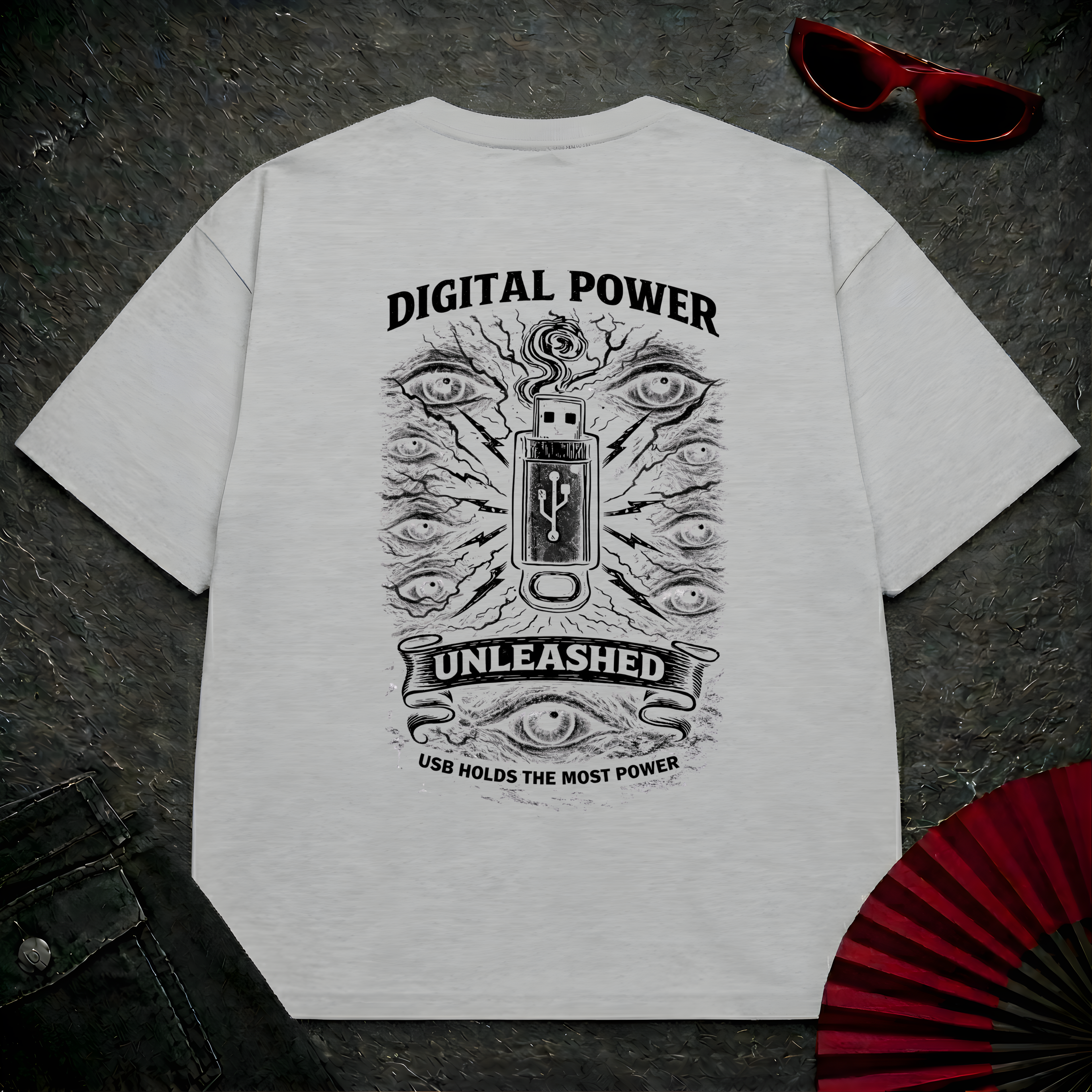 Digital Power Oversize Tee