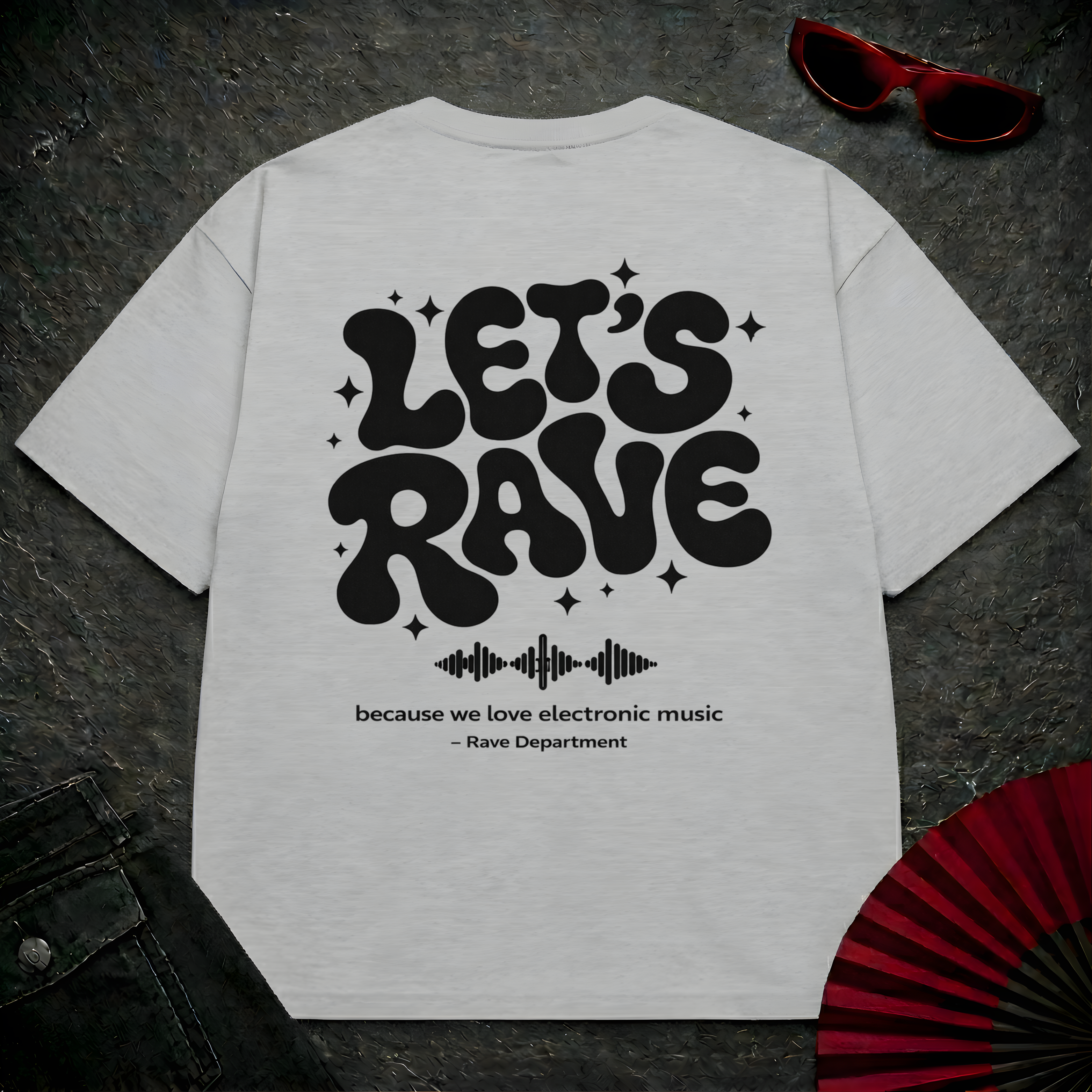 Let's Rave Oversize Tee