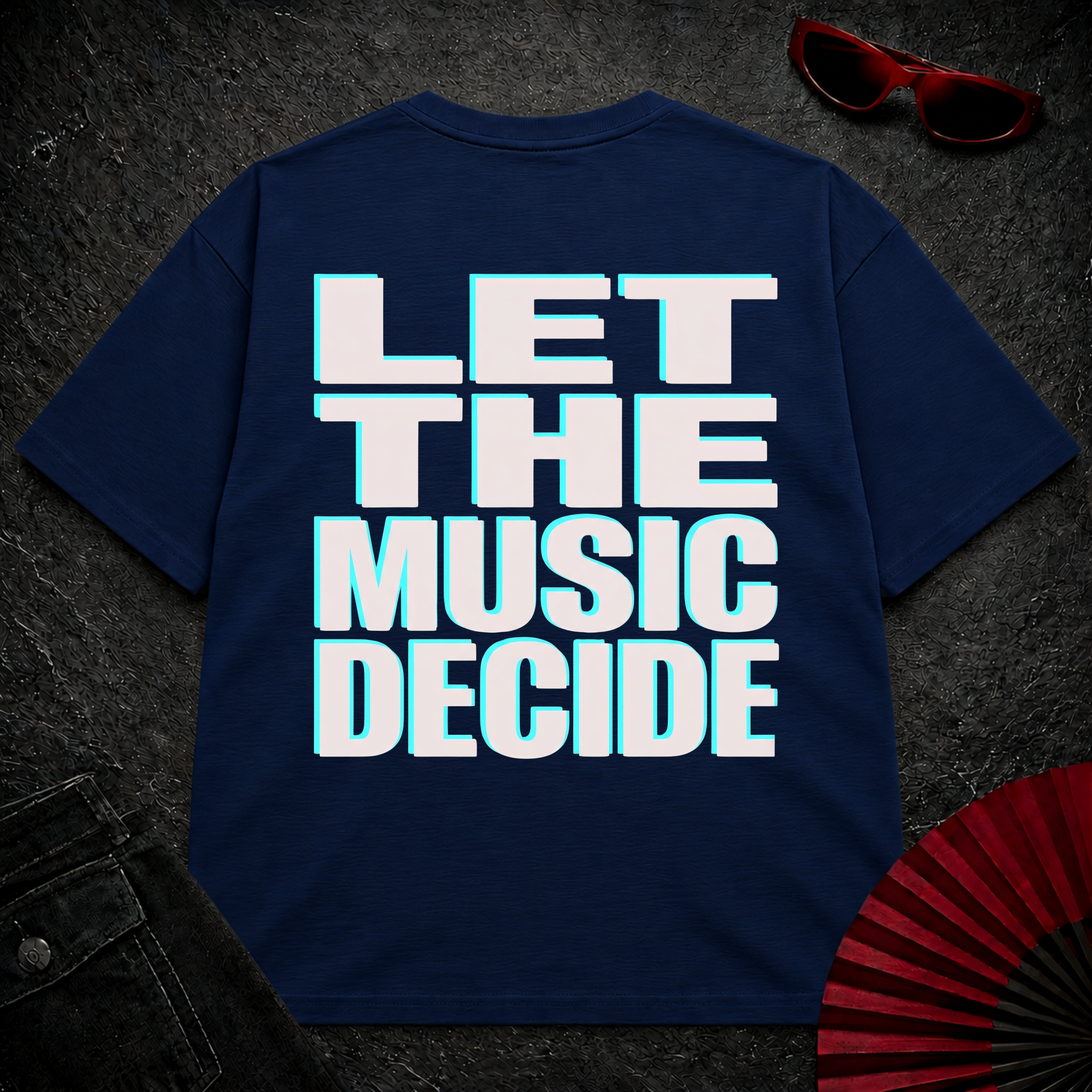 Let The Music Decide Oversize Tee
