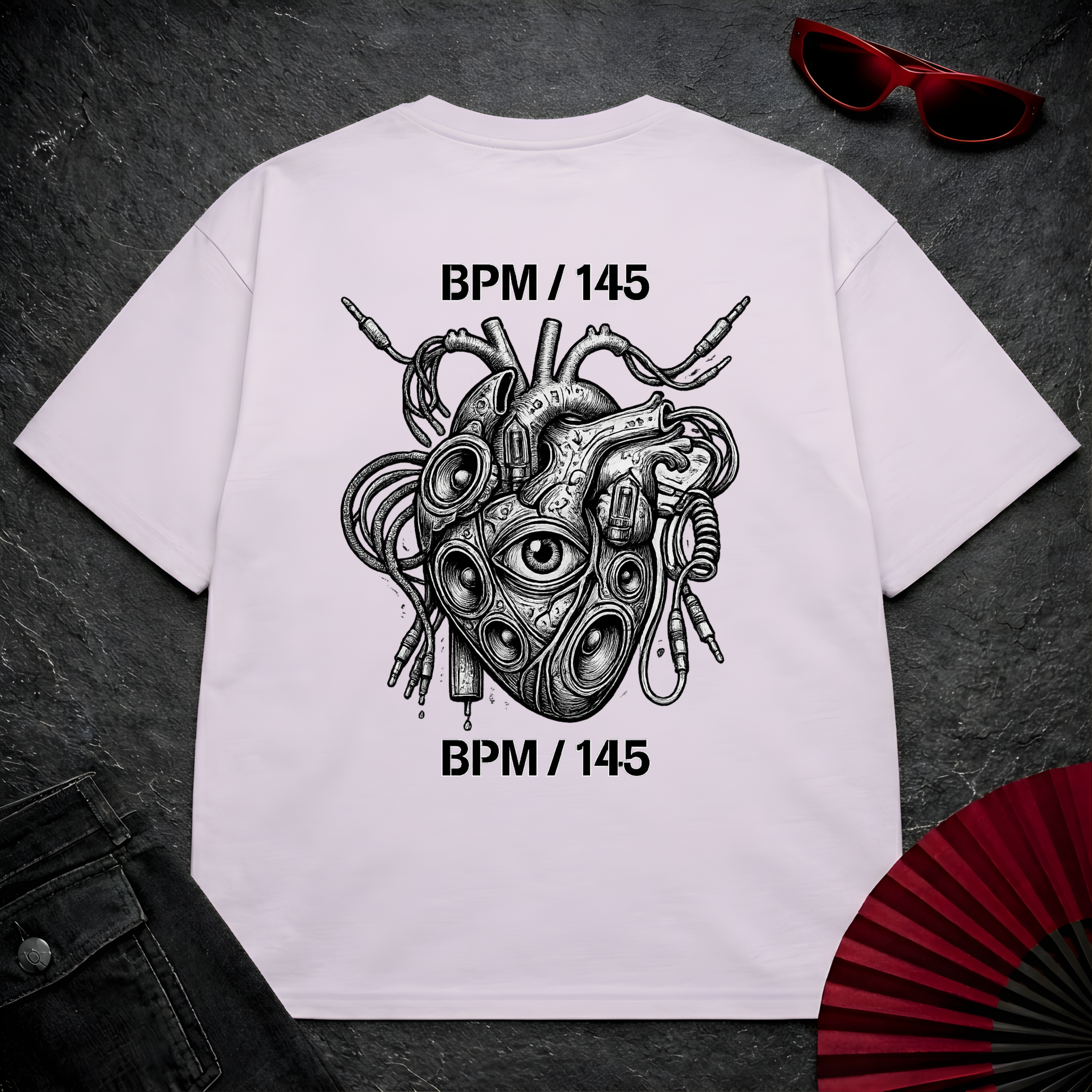 HeartBPM Oversize Tee