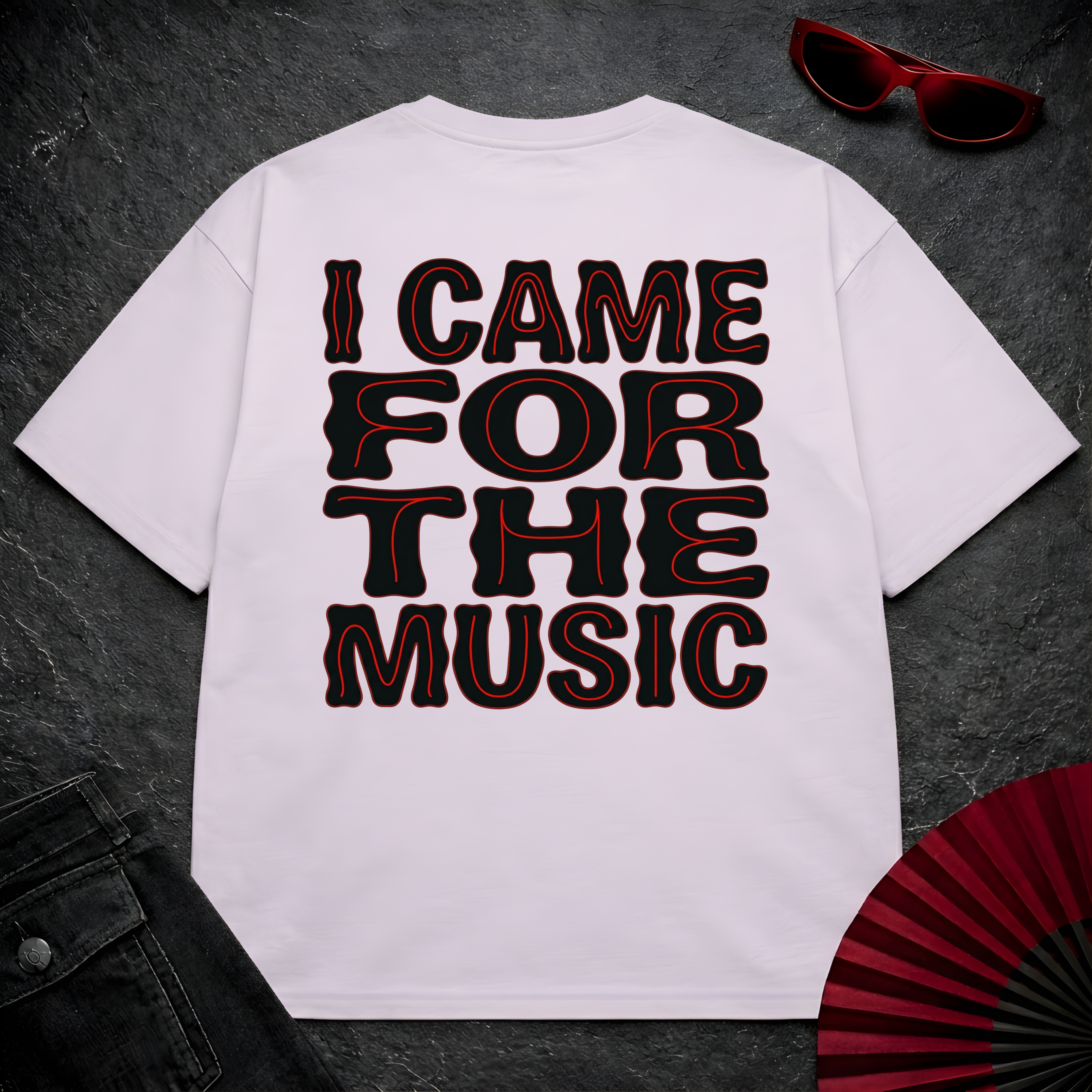 Came For The Music 3 Oversize Tee