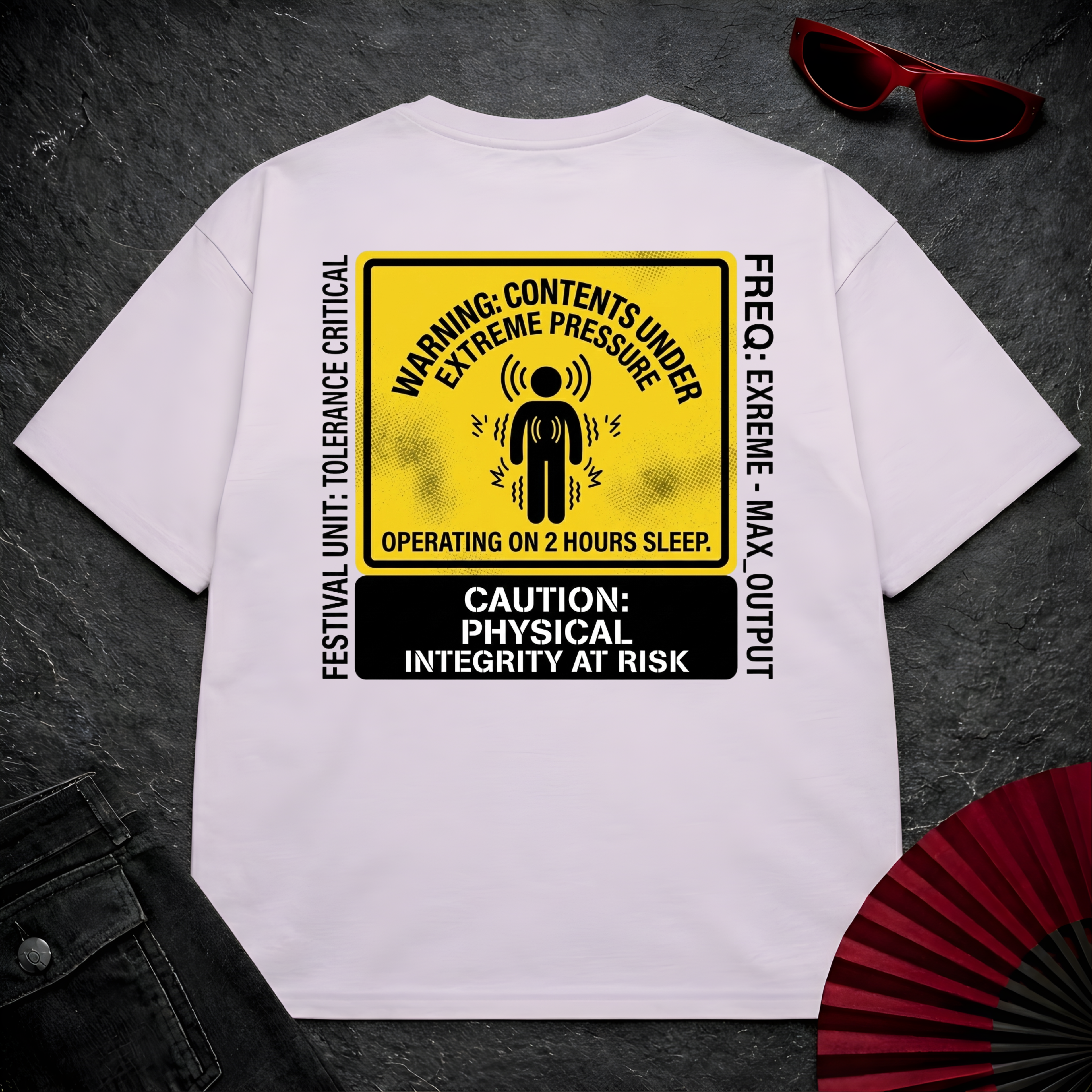 CAUTION Oversize Tee