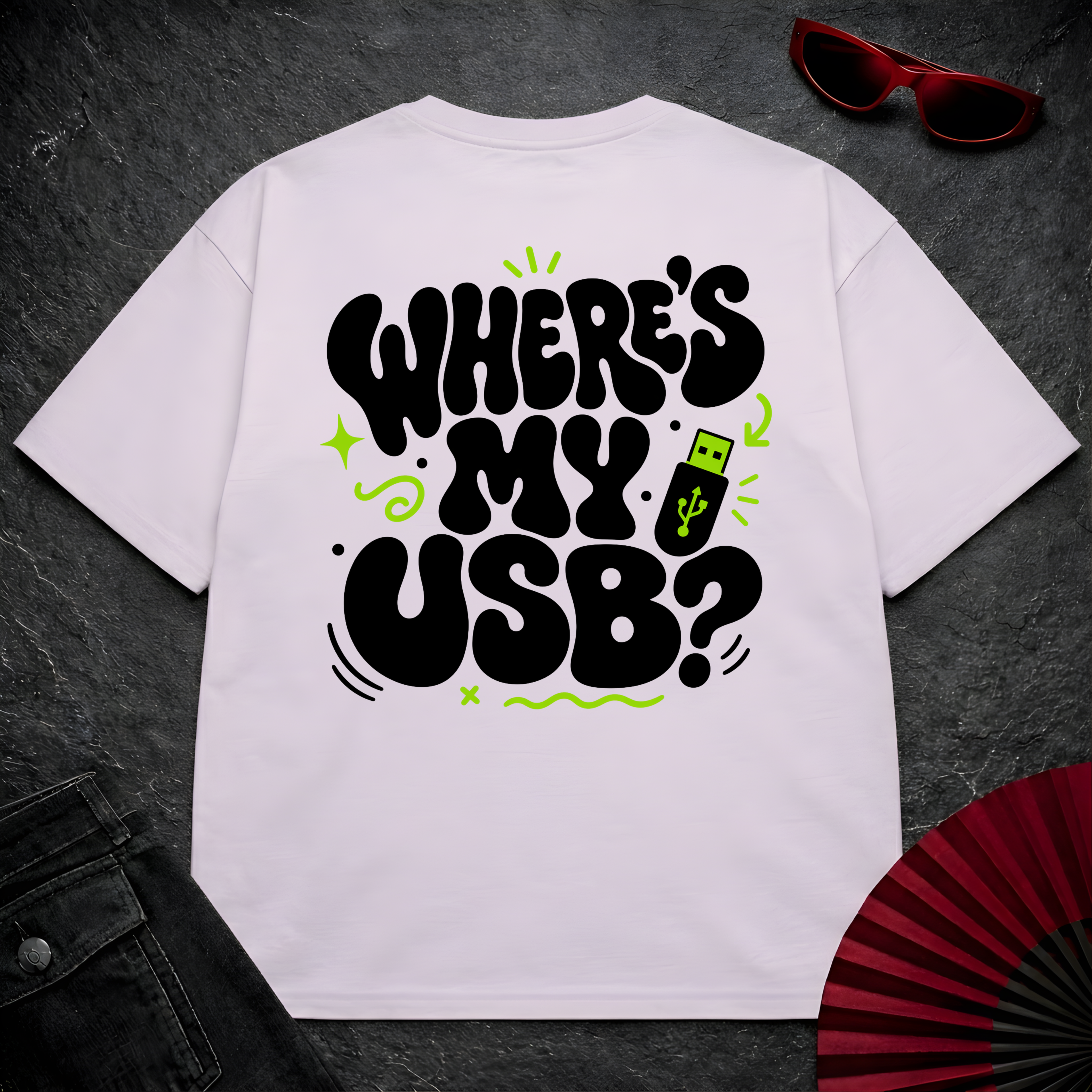 Where is my USB Oversize Tee