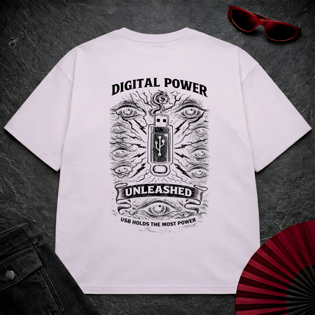 Digital Power Oversize Tee