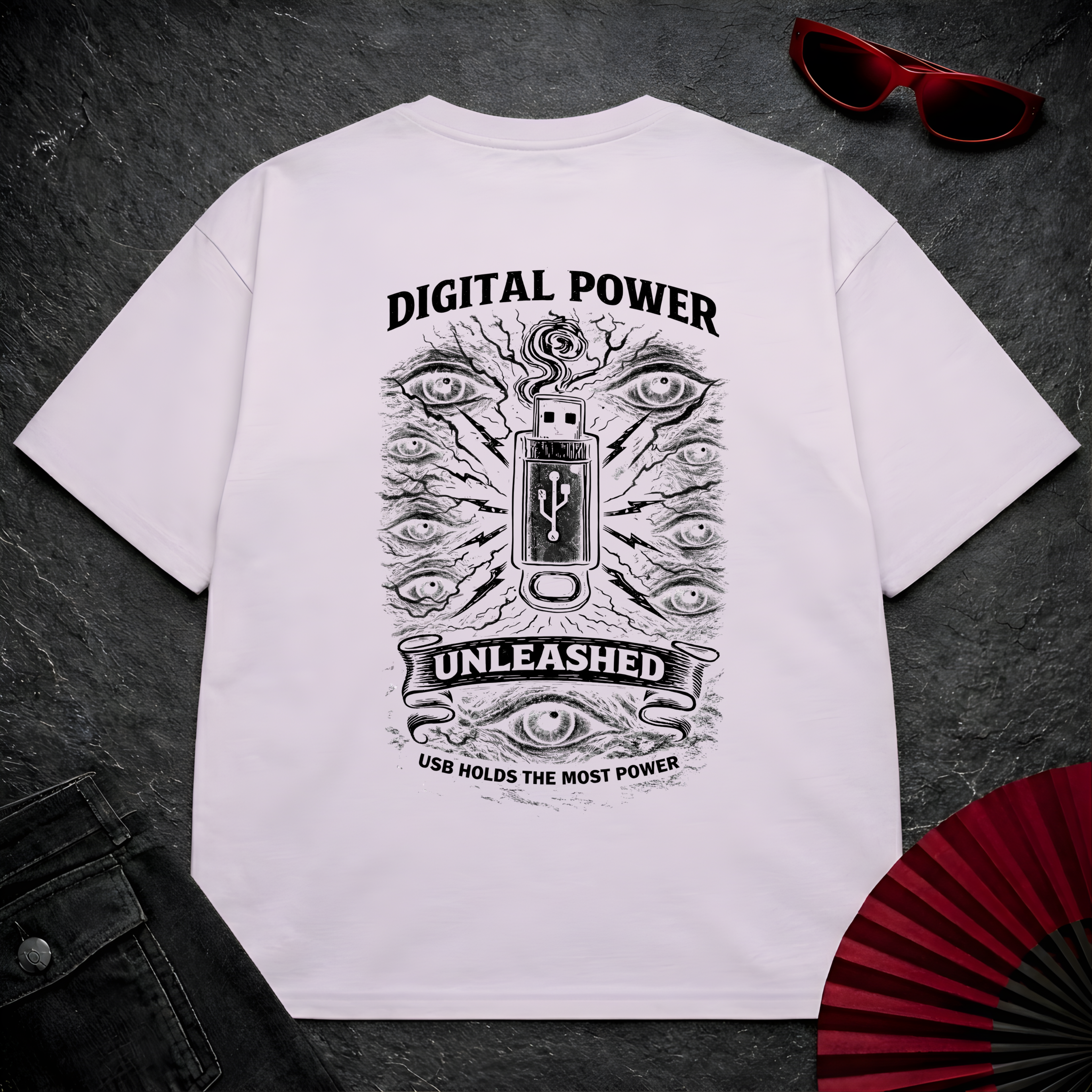 Digital Power Oversize Tee