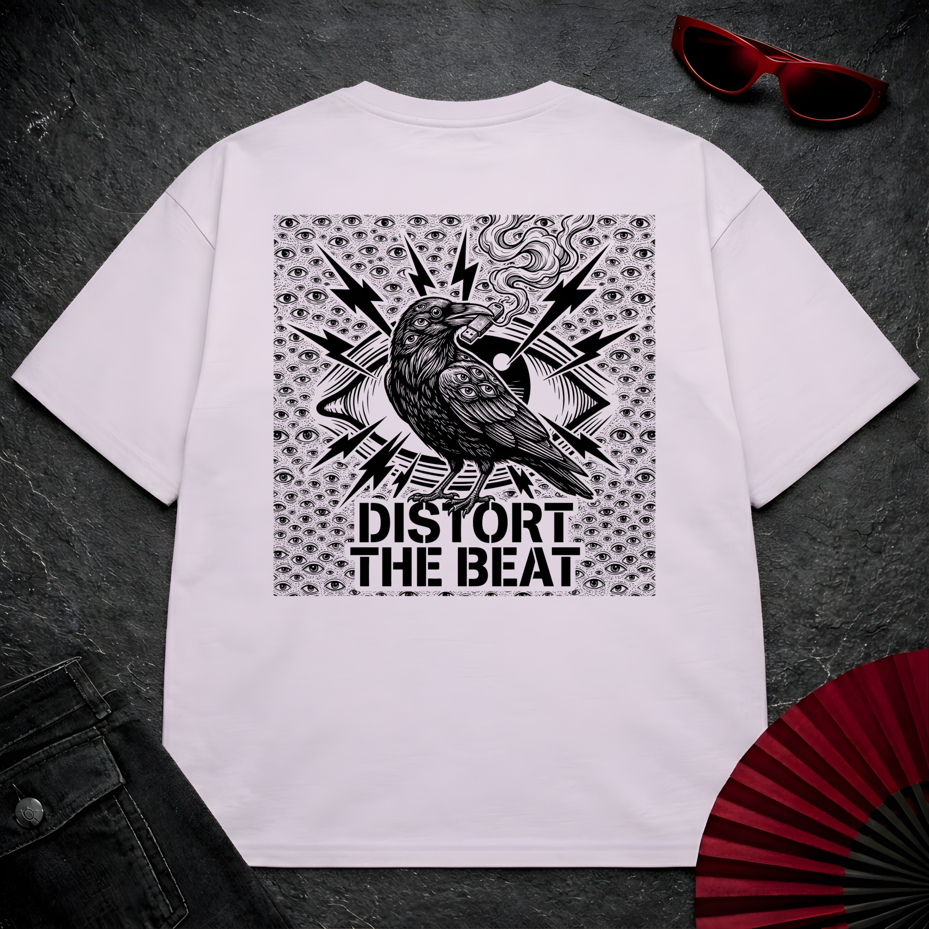Distort The Beat Oversize Tee