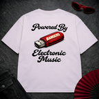 Powered By Electronic Music Oversize Tee