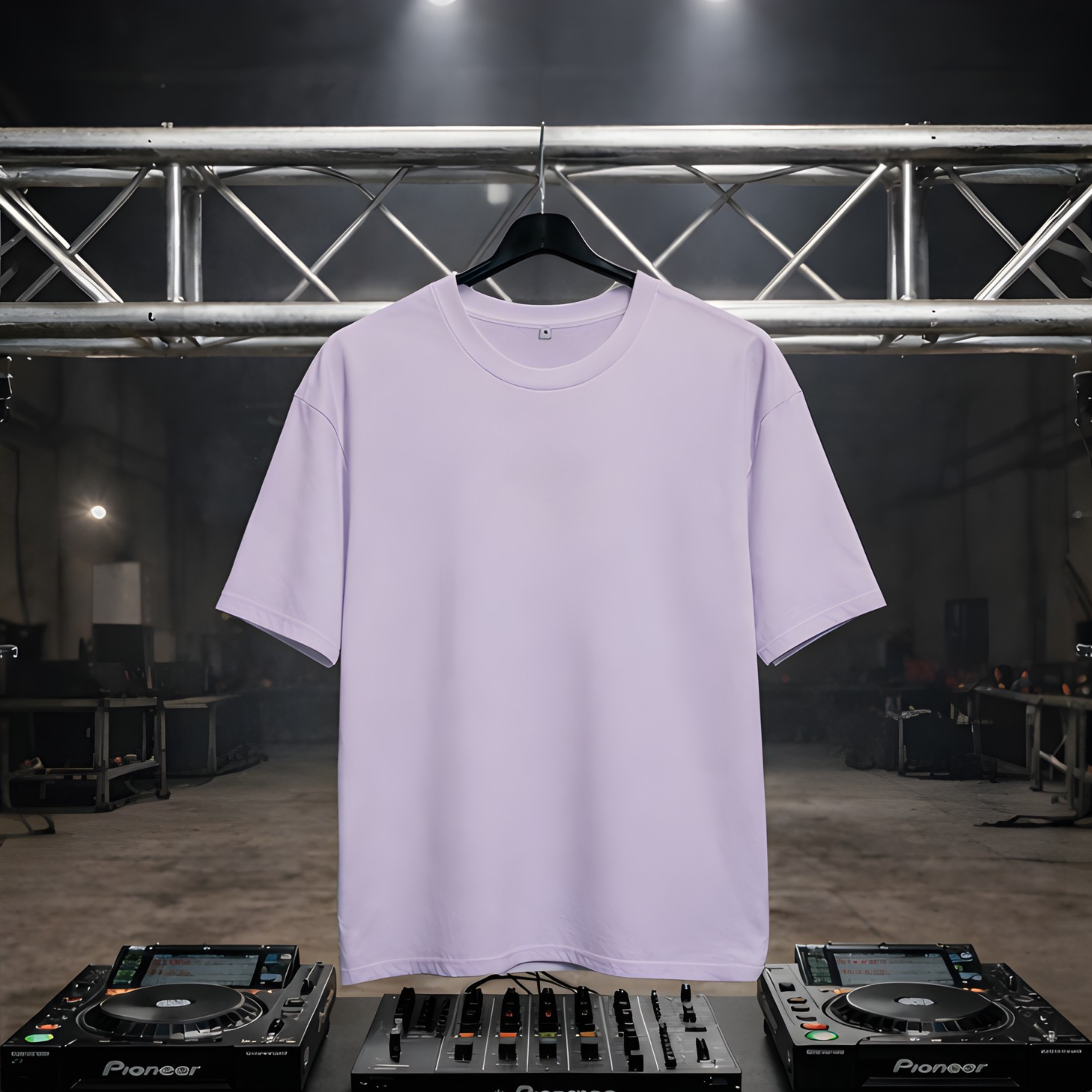 Fan Black Oversize Tee
