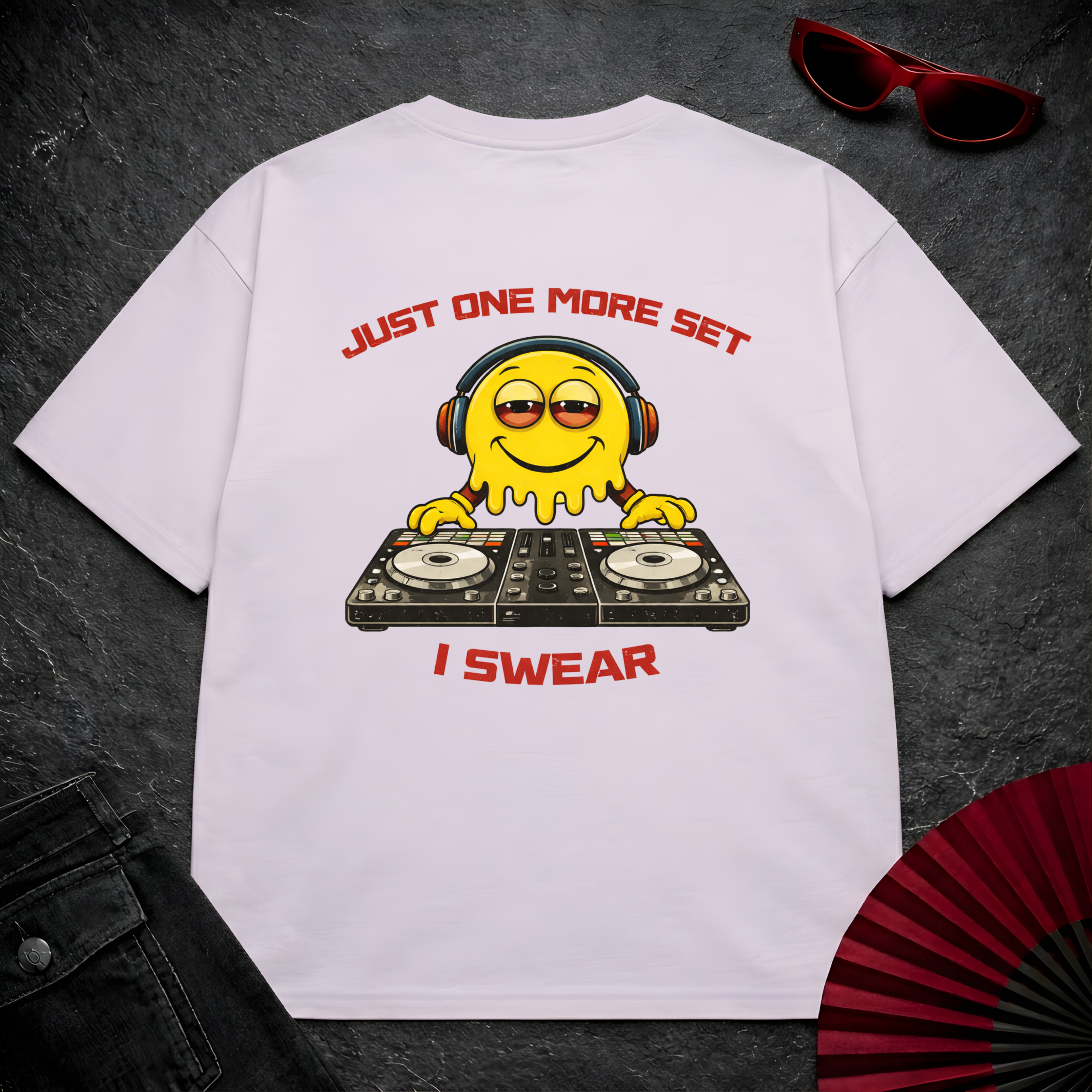 Just One More Set 2 Oversize Tee