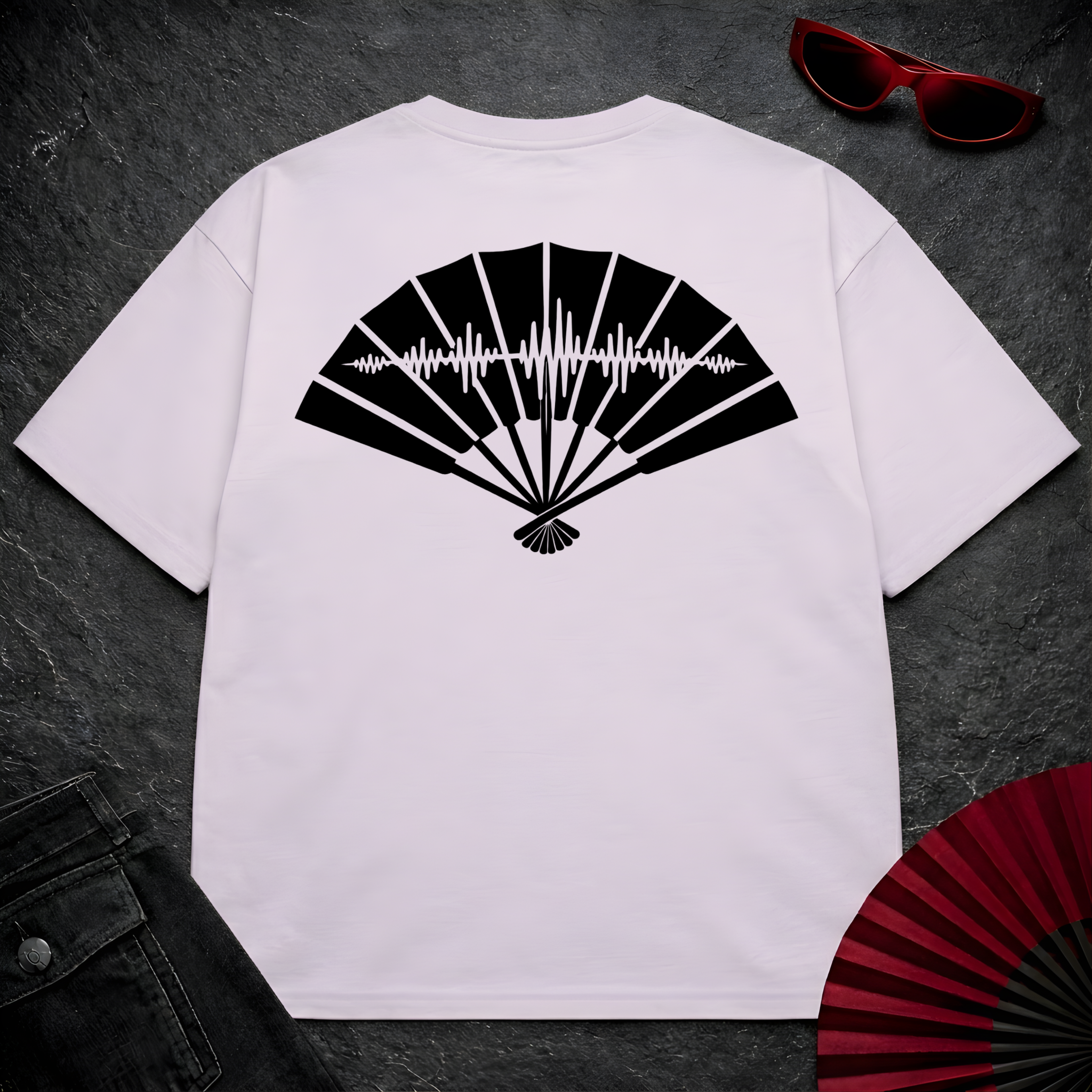 Fan Black Oversize Tee
