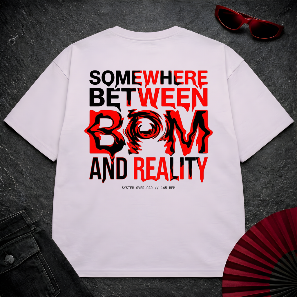 Somewhere Between BPM Oversize Tee