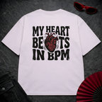 My Heart Beats In BPM Oversize Tee