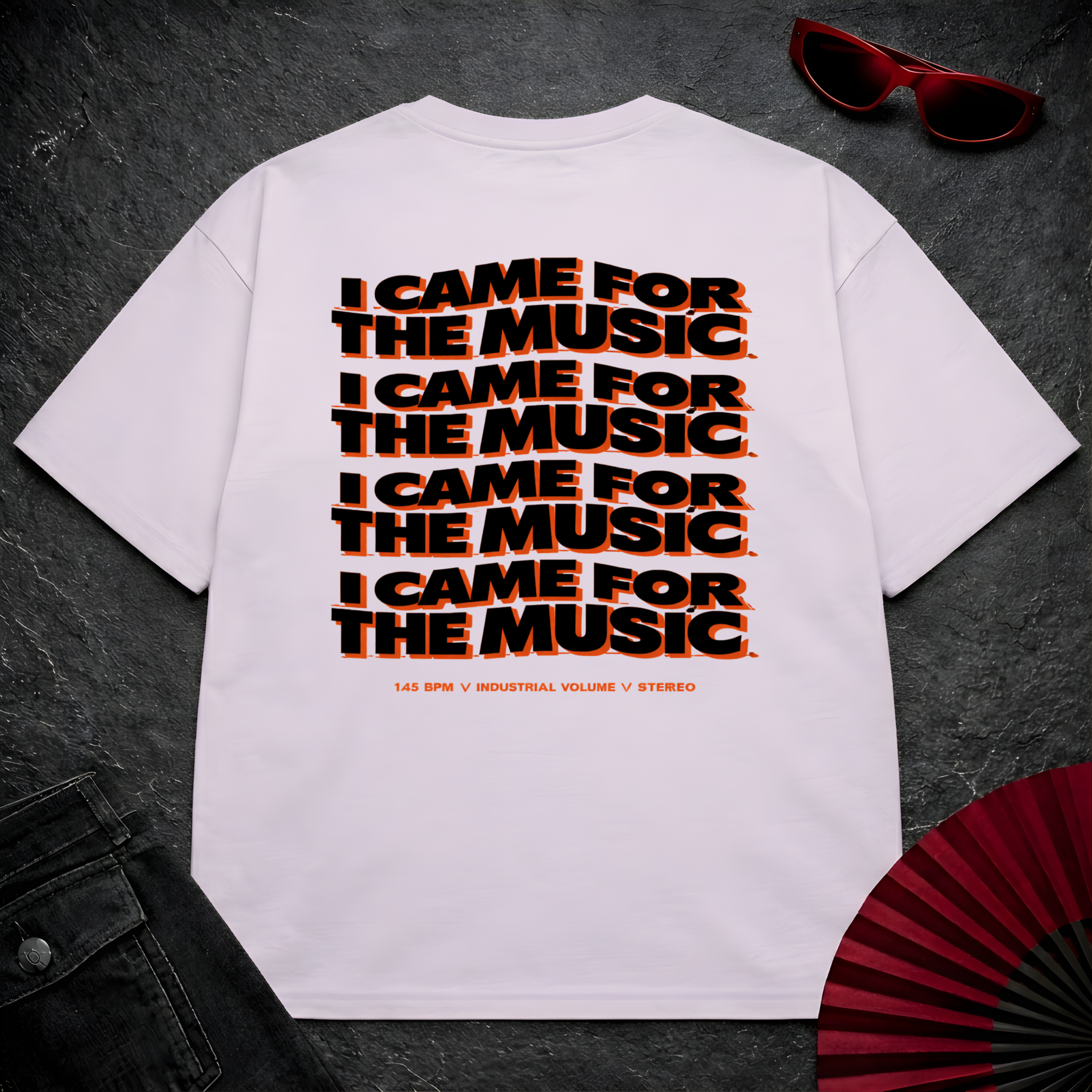 Came For The Music Oversize Tee