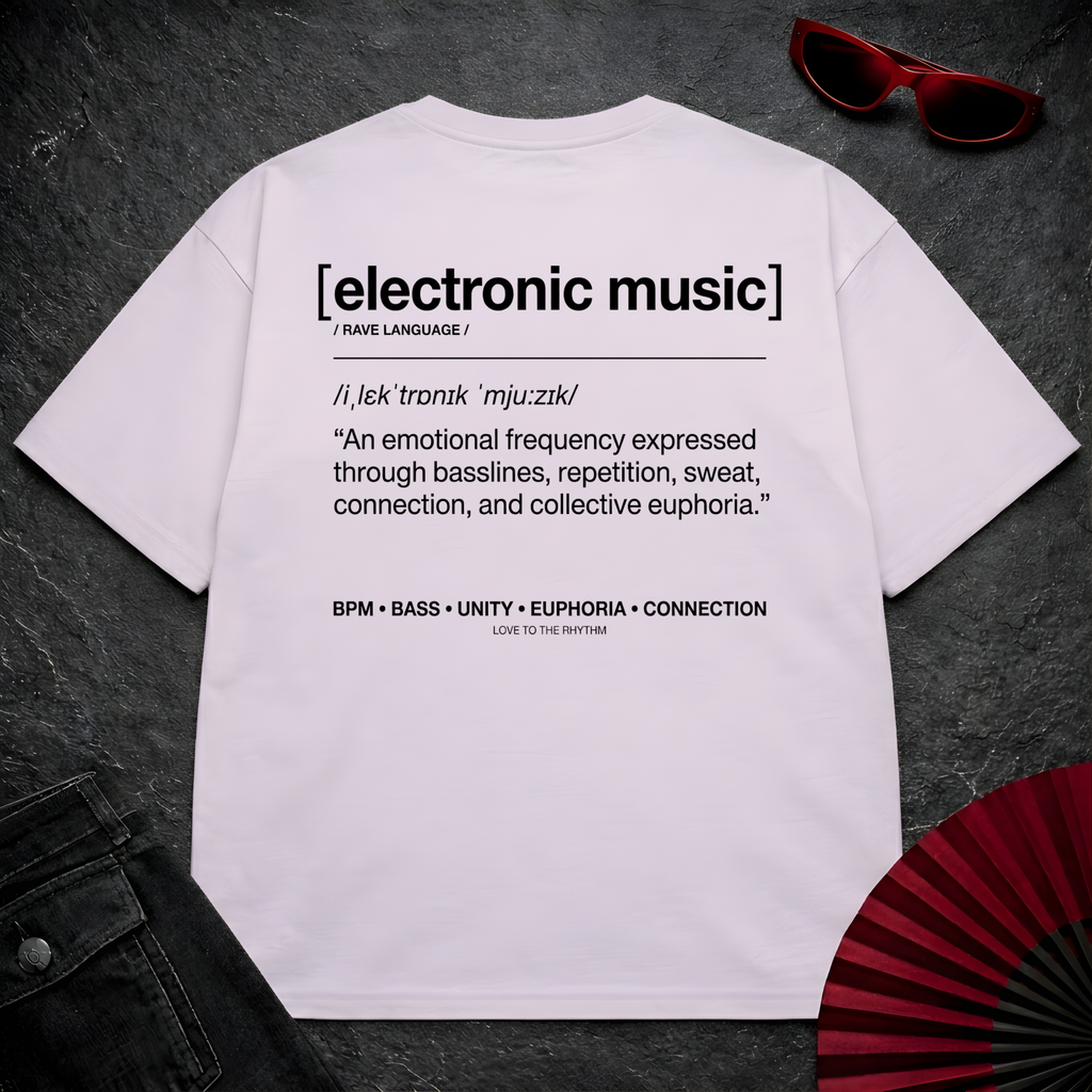 Electronic Music Def. Oversize Tee