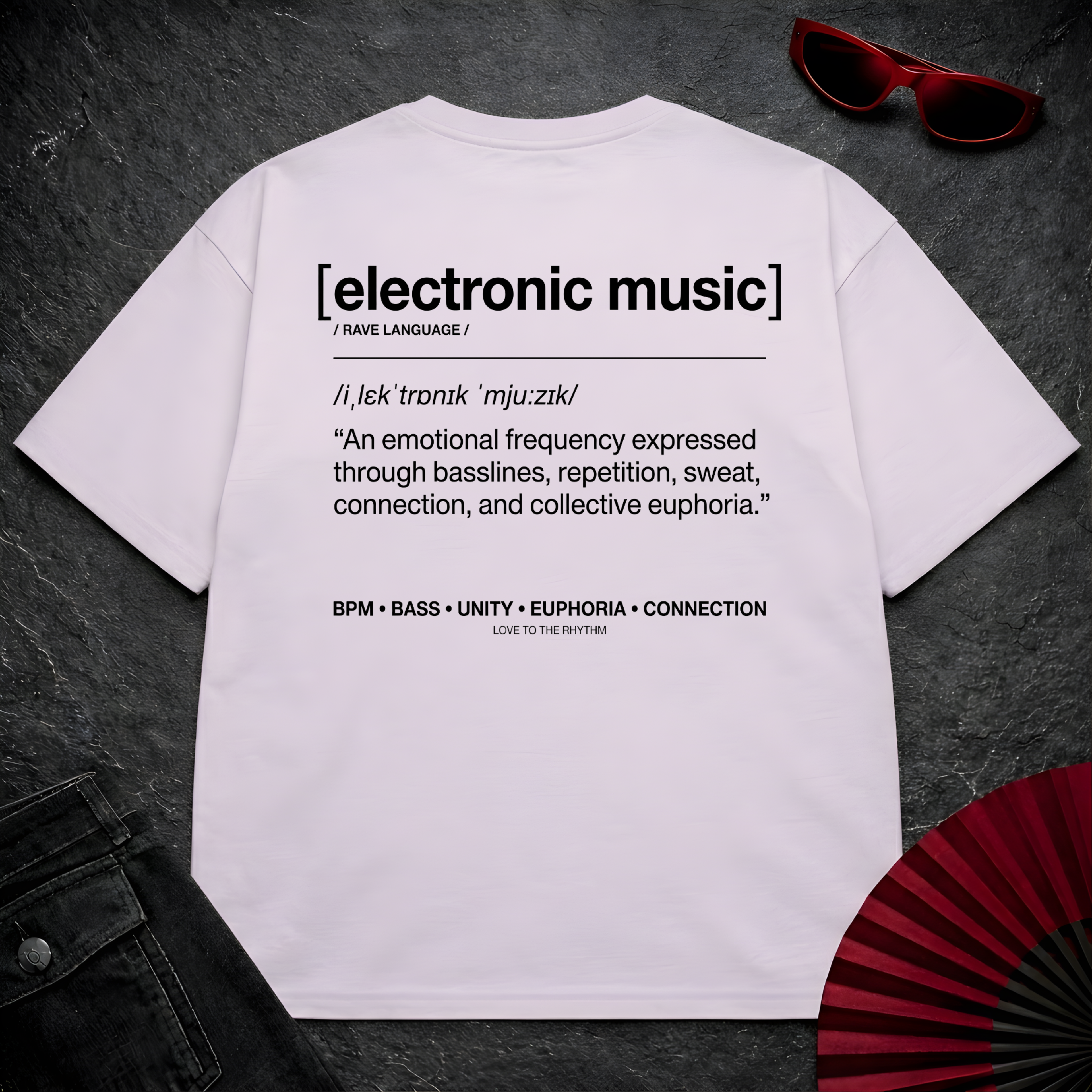 Electronic Music Def. Oversize Tee