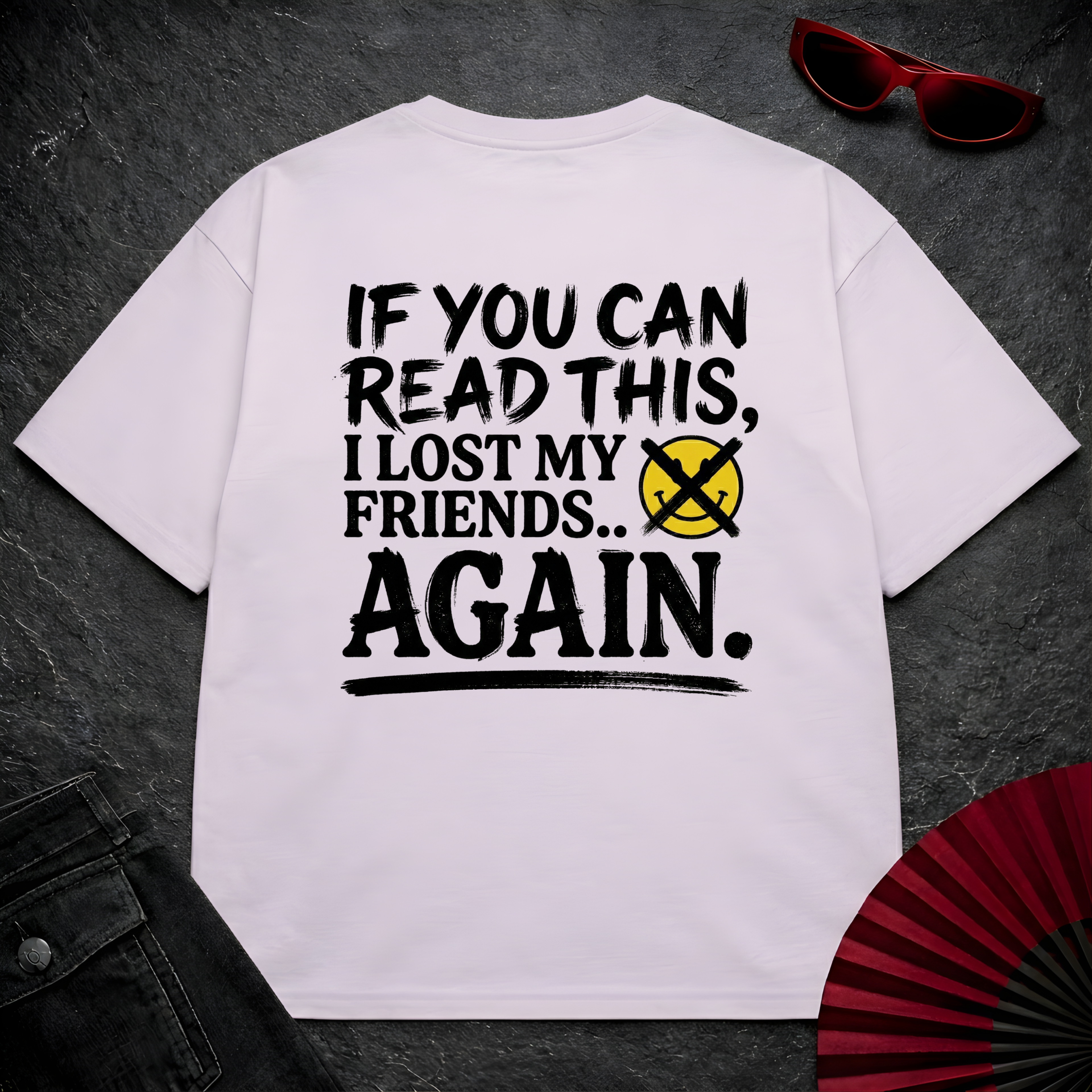 Lost My Friends Oversize Tee