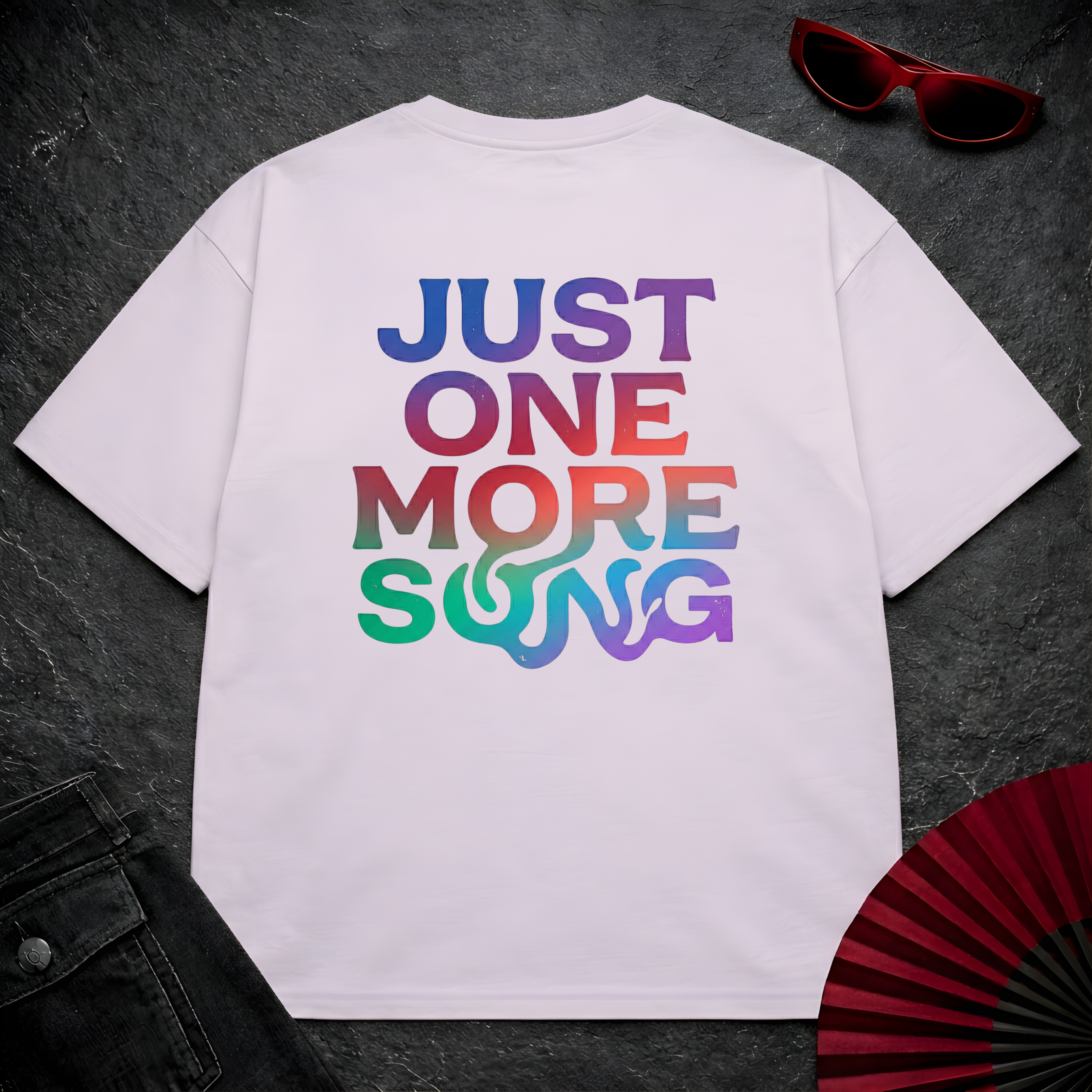 Just One More Song Oversize Tee