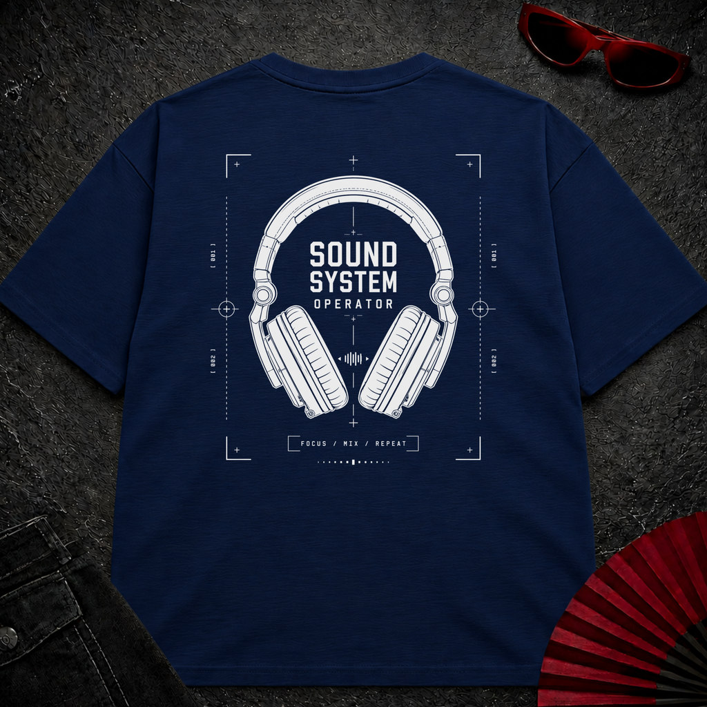 Sound System Operator Oversize Tee