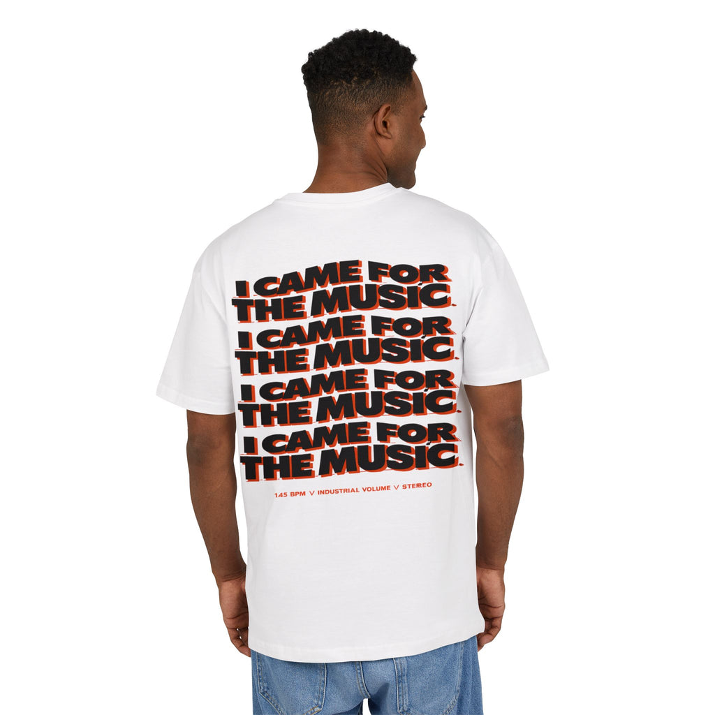 Came For The Music Oversize Tee