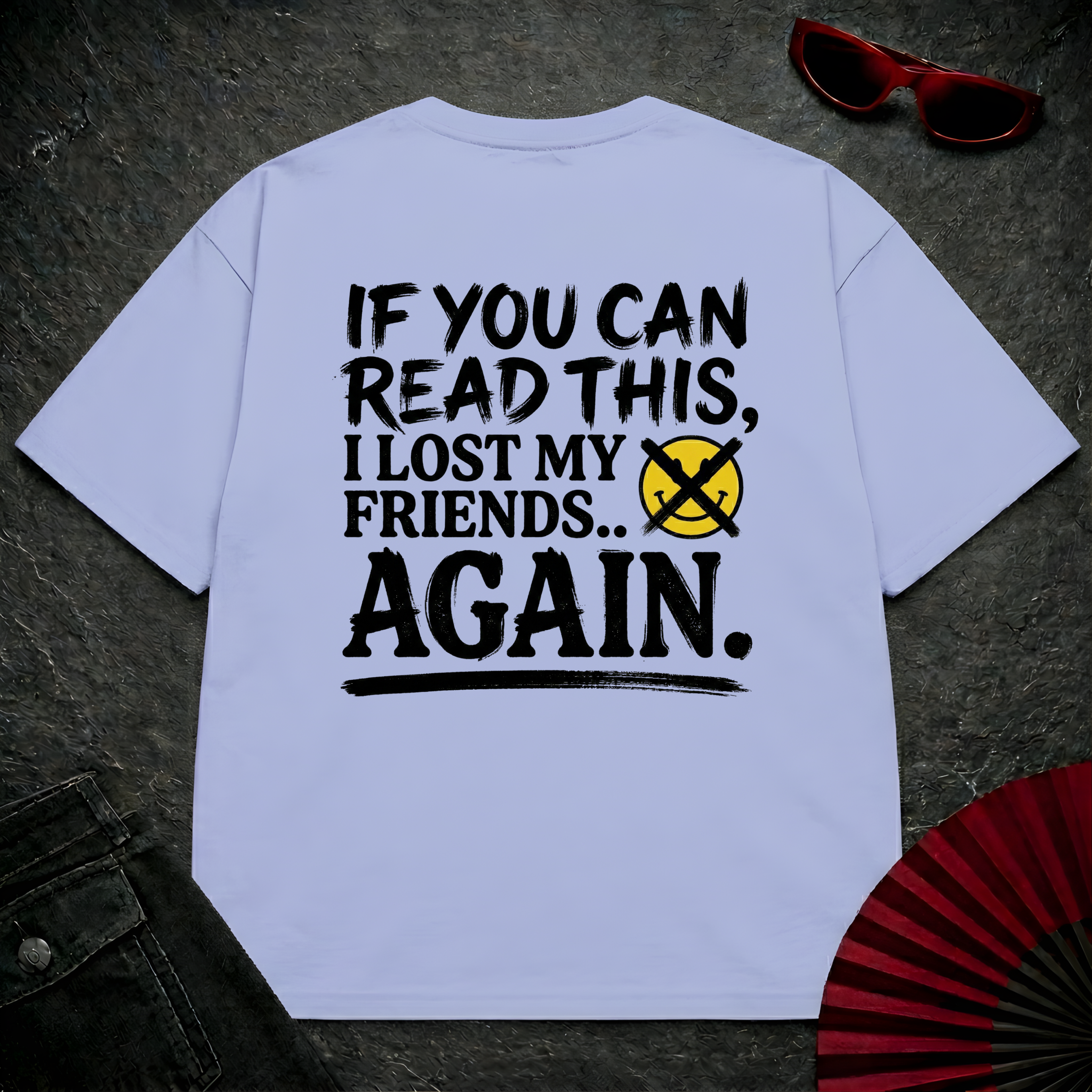 Lost My Friends Oversize Tee
