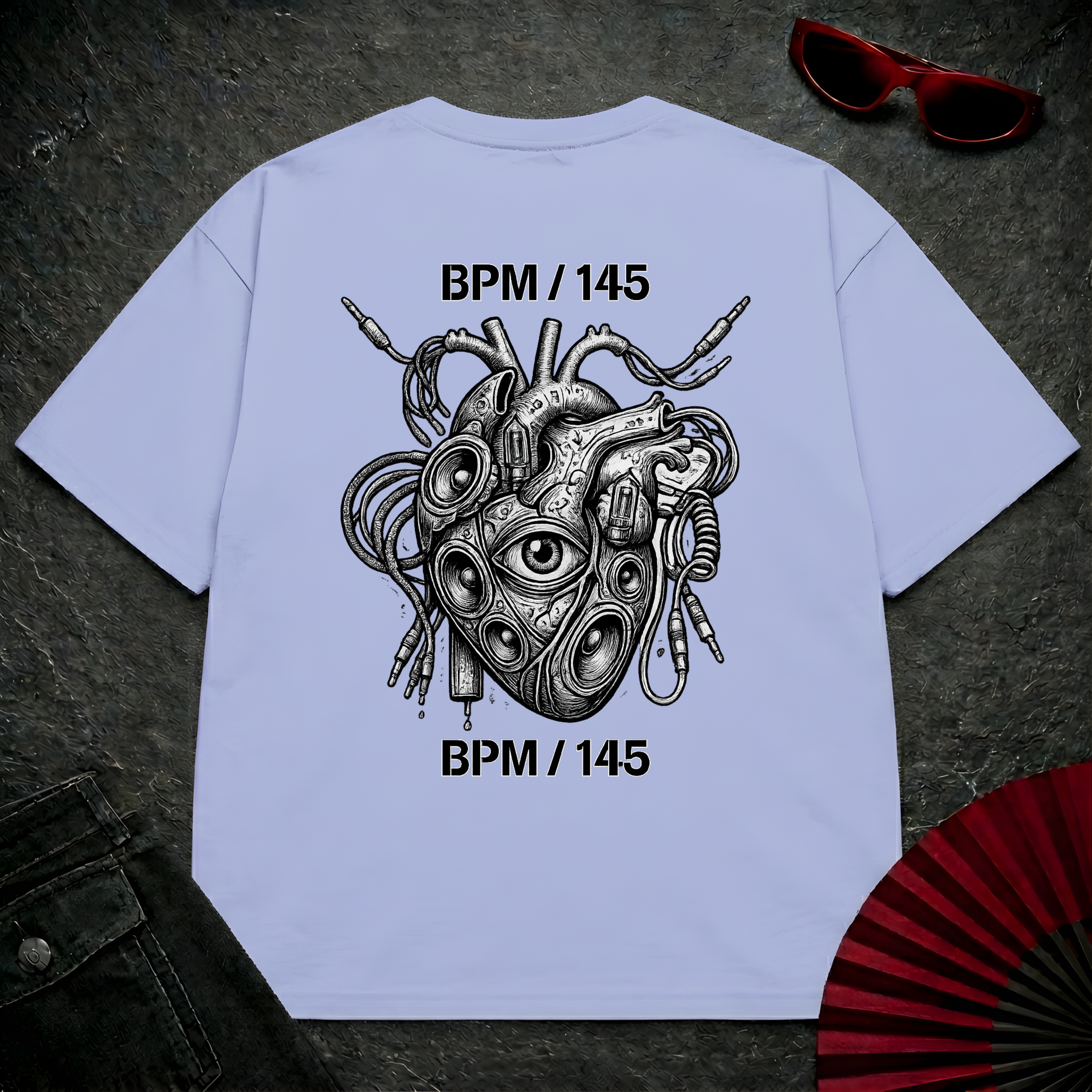 HeartBPM Oversize Tee