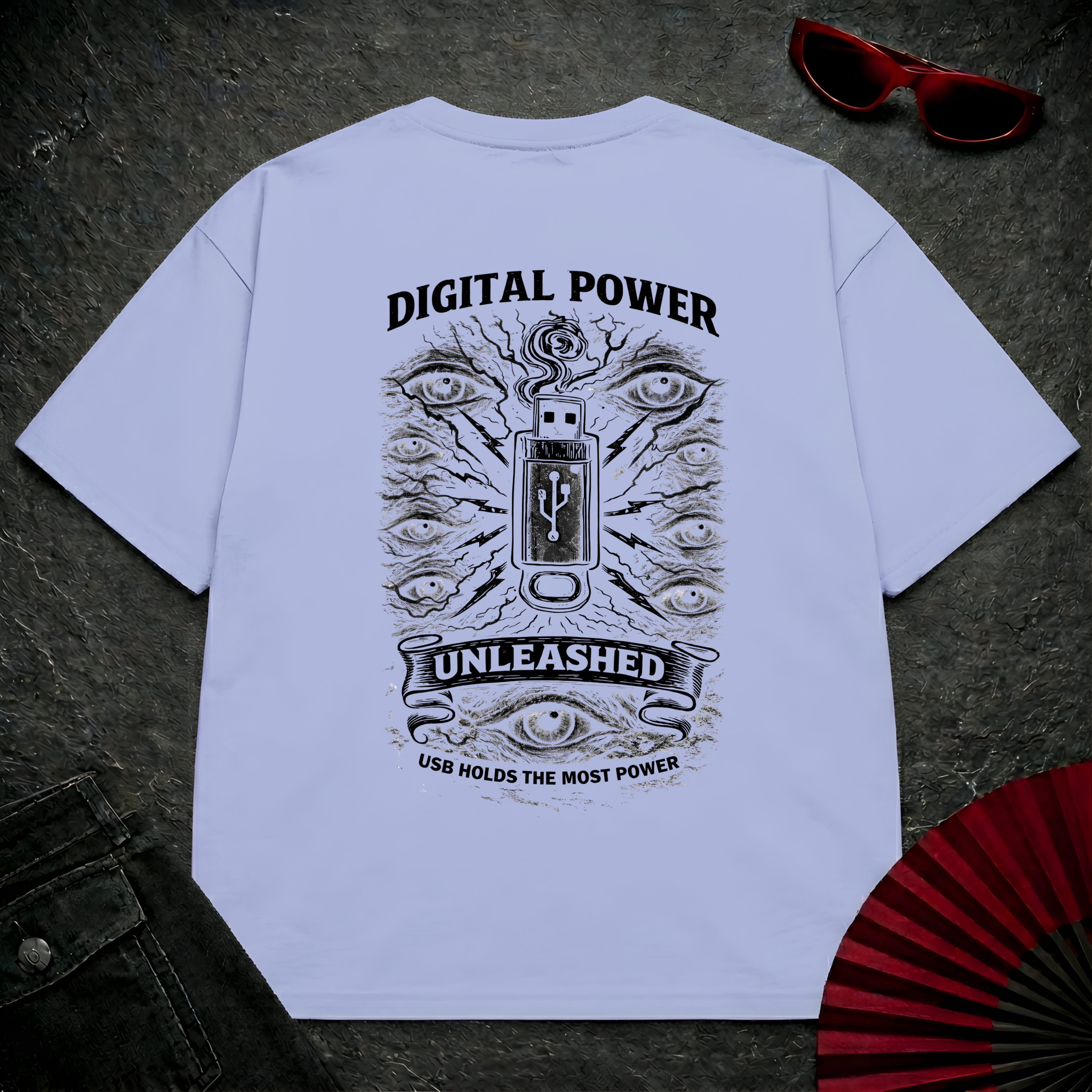 Digital Power Oversize Tee